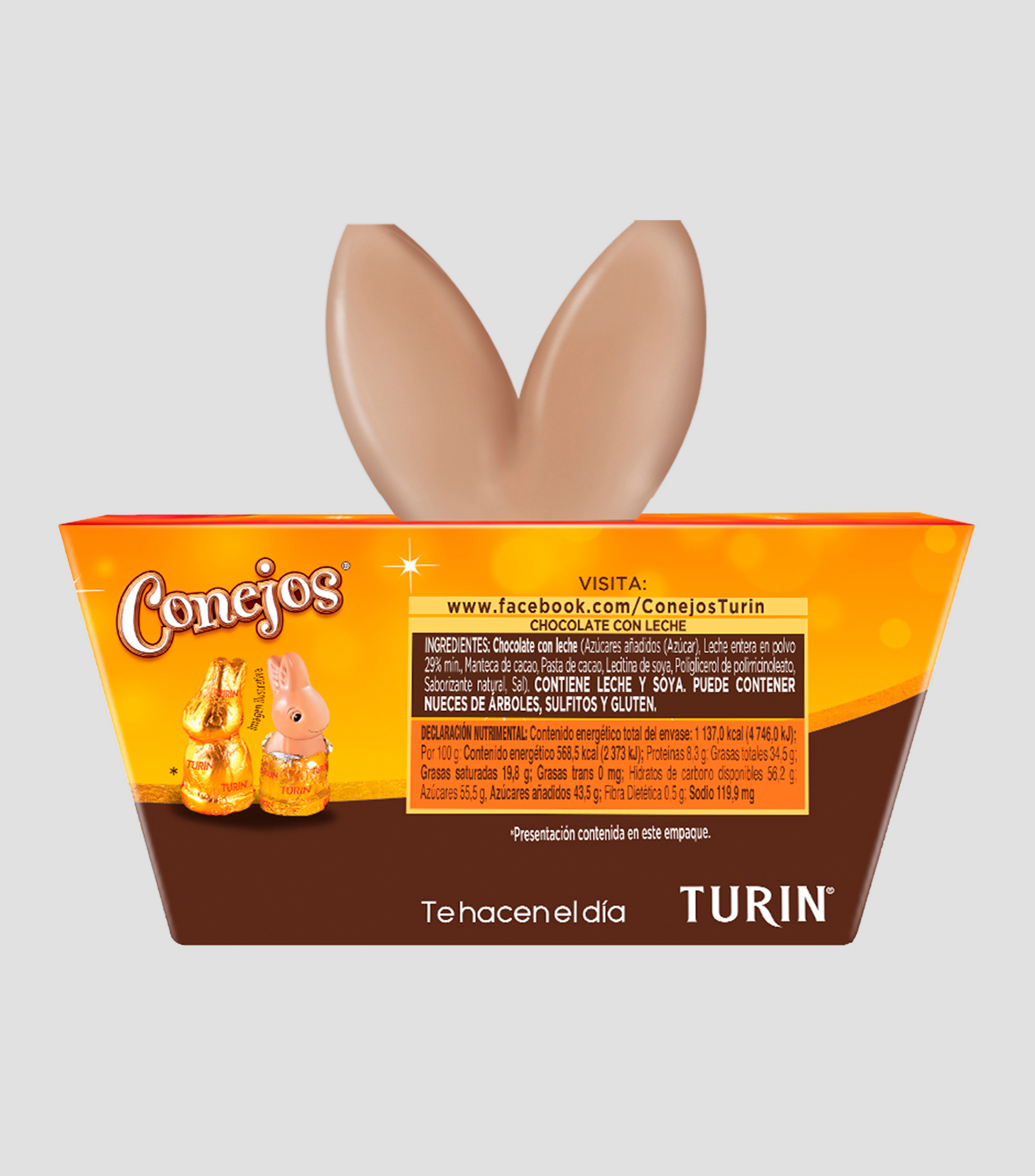 Chocolate con Leche Conejo, 200 g