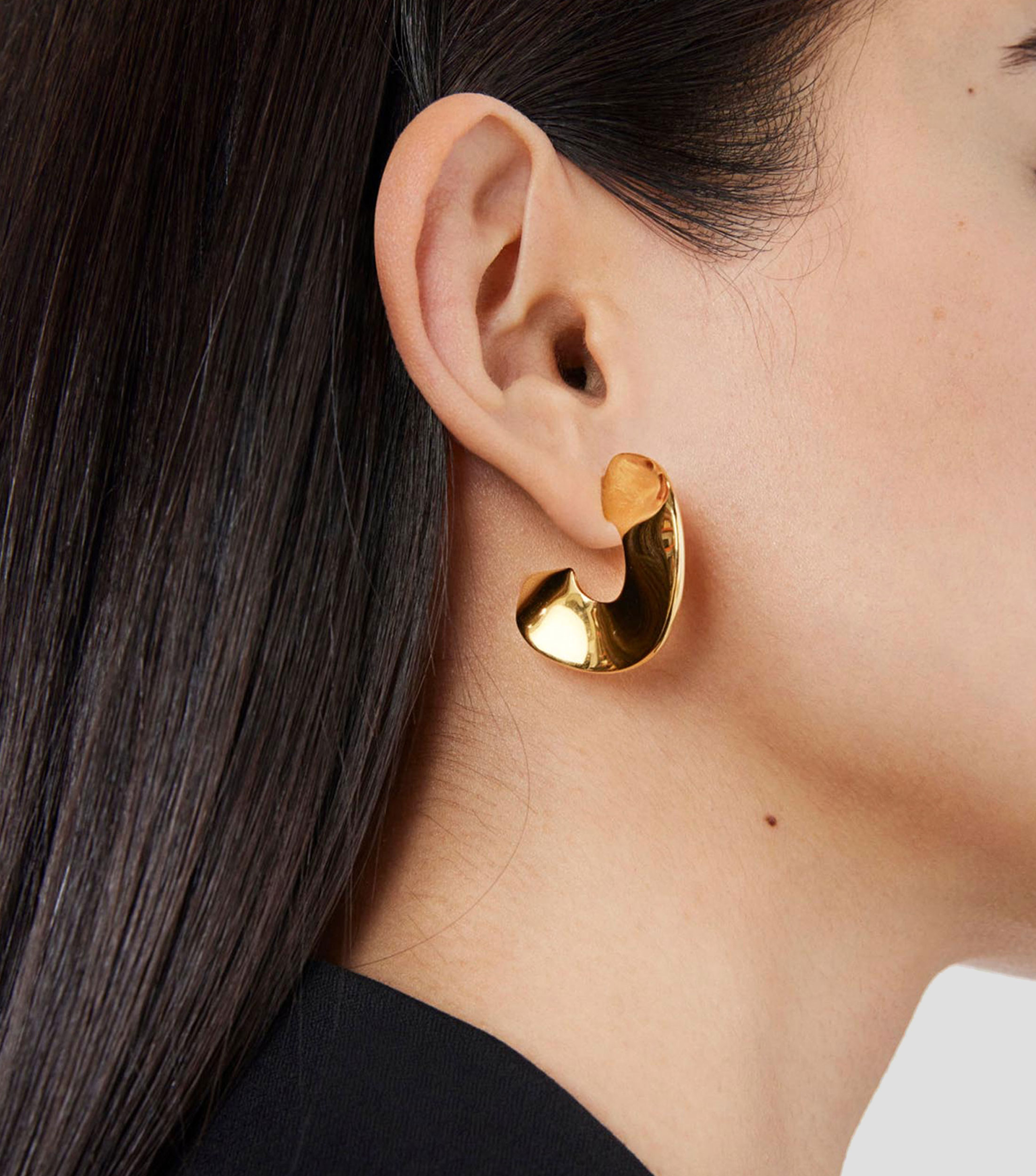 Pendientes de aro grande Mujer