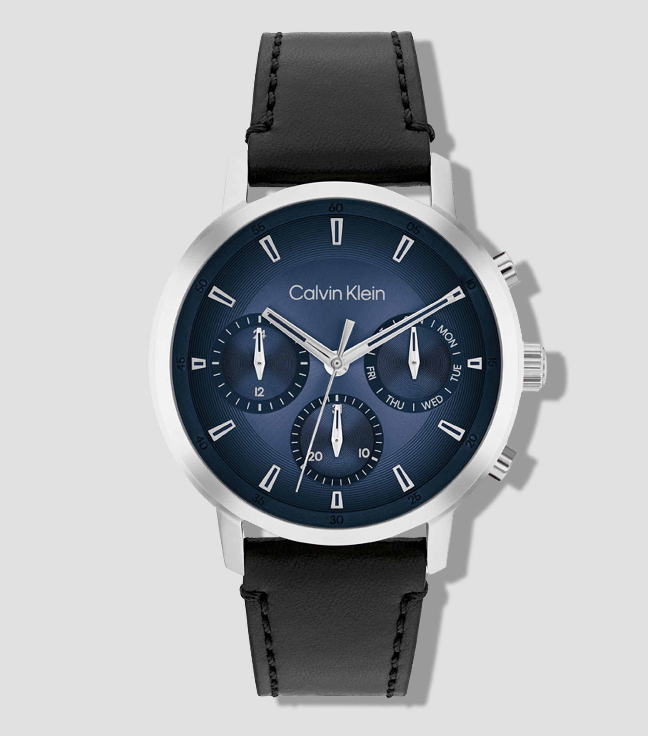 Reloj para Hombre Gauge, Casual, Plateado, Azul
