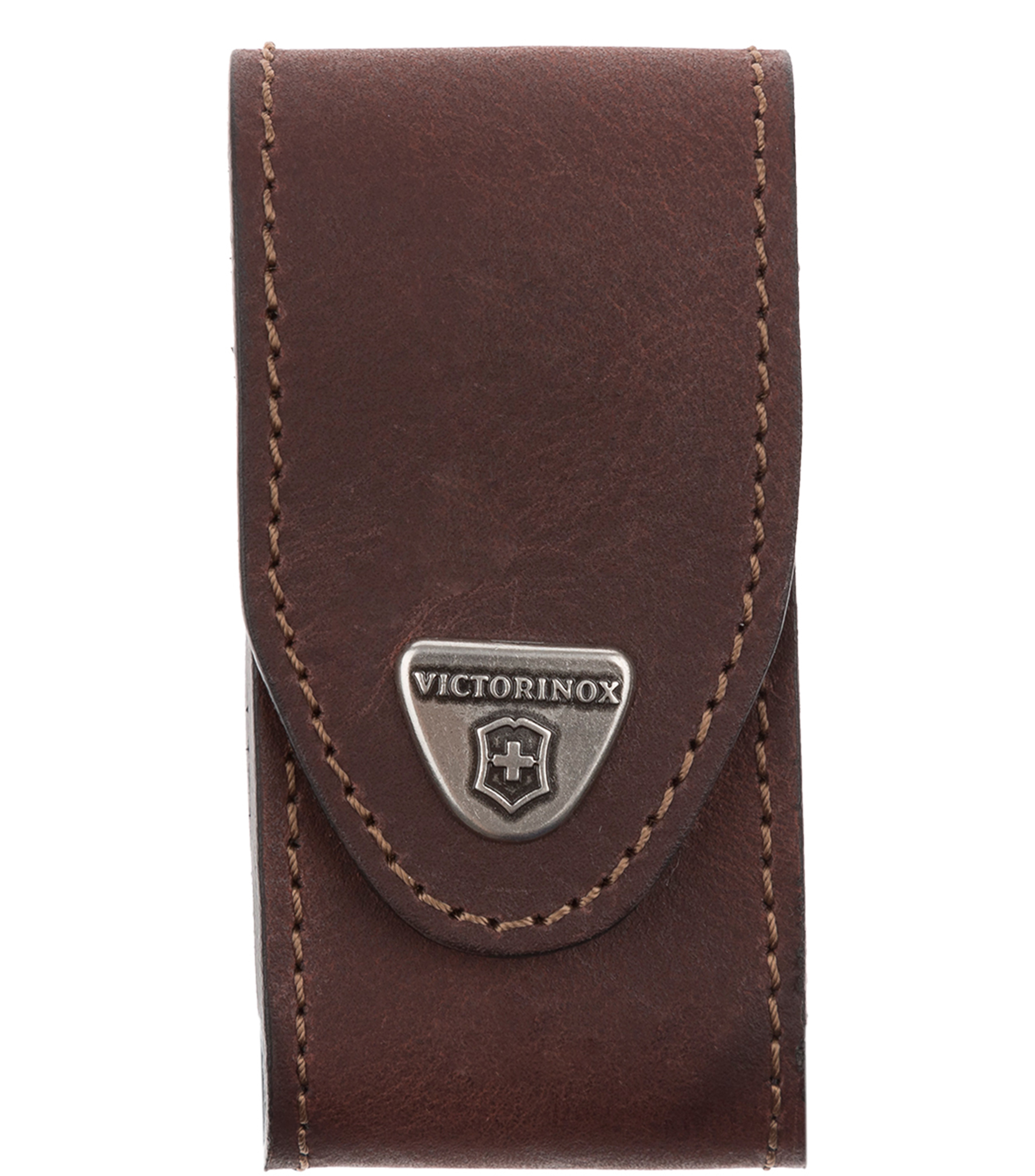 Funda para navaja en piel marrón