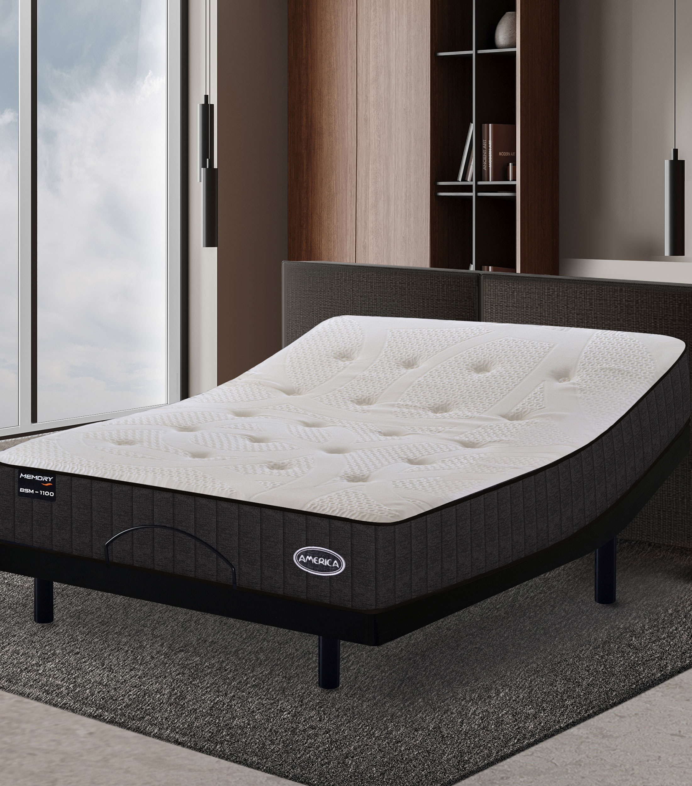 Set de Cama Eléctrica y Colchón Matrimonial