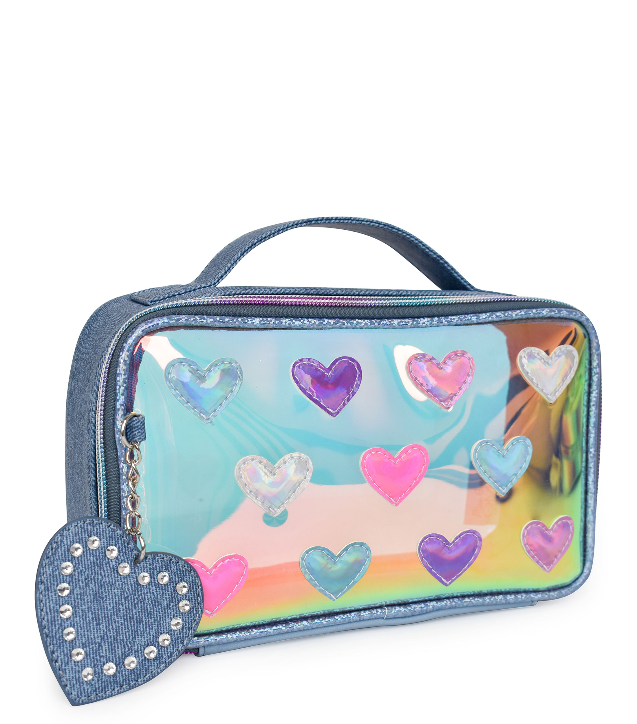 Bolso pouch con corazones Niña