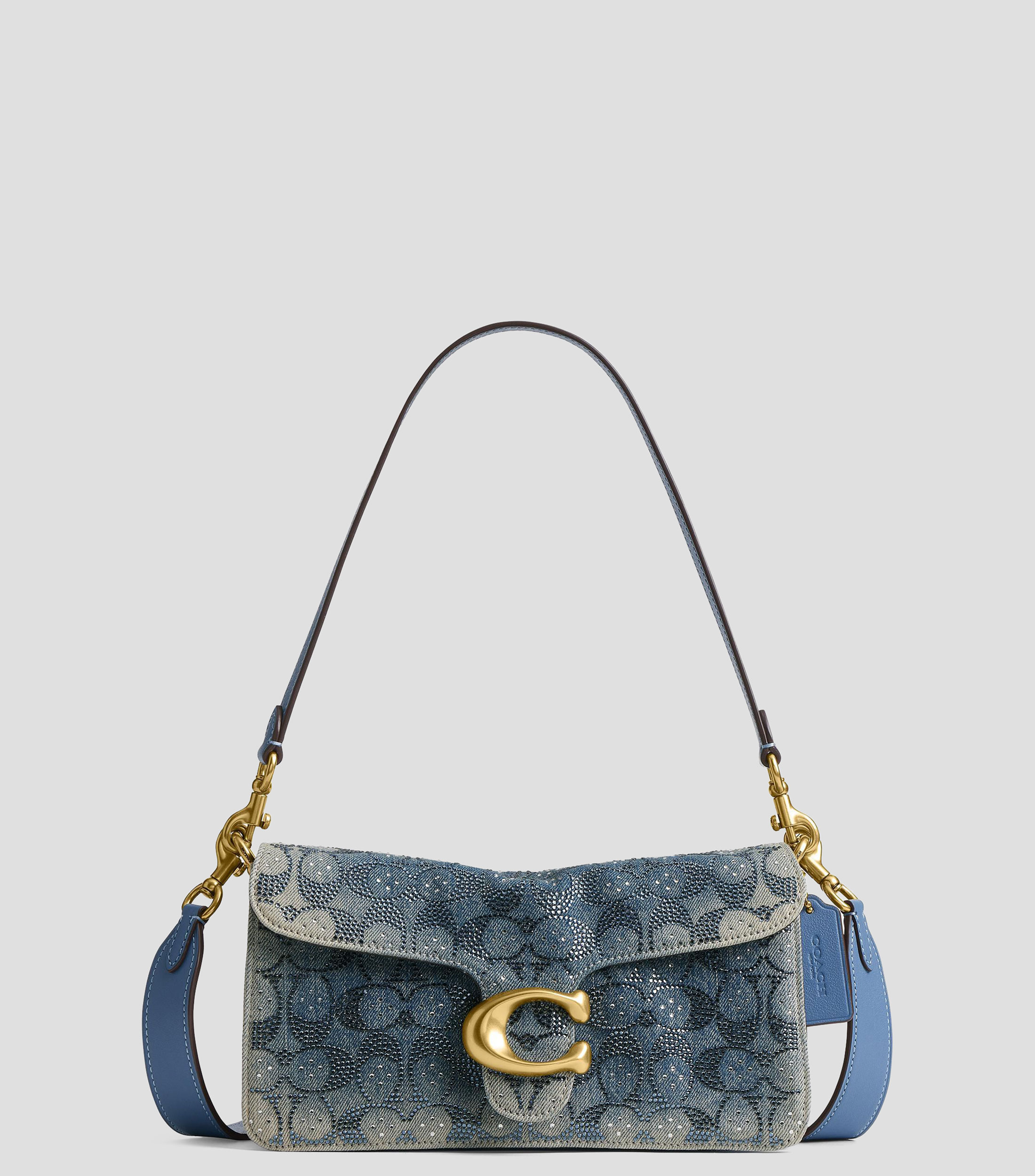 Bolsa shoulder azul de lona Tabby Bag 26 diseño fantasía Mujer