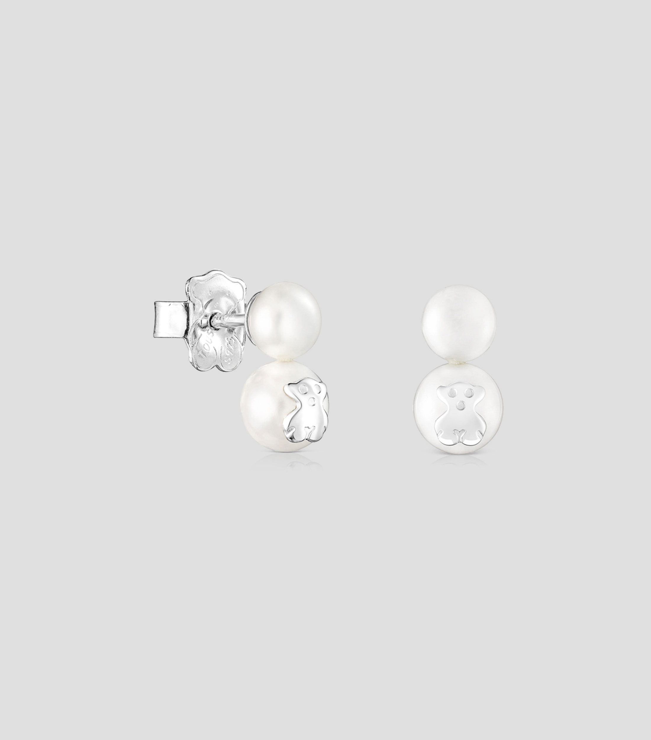 Aretes en plata .925 con perlas Pearls Mujer