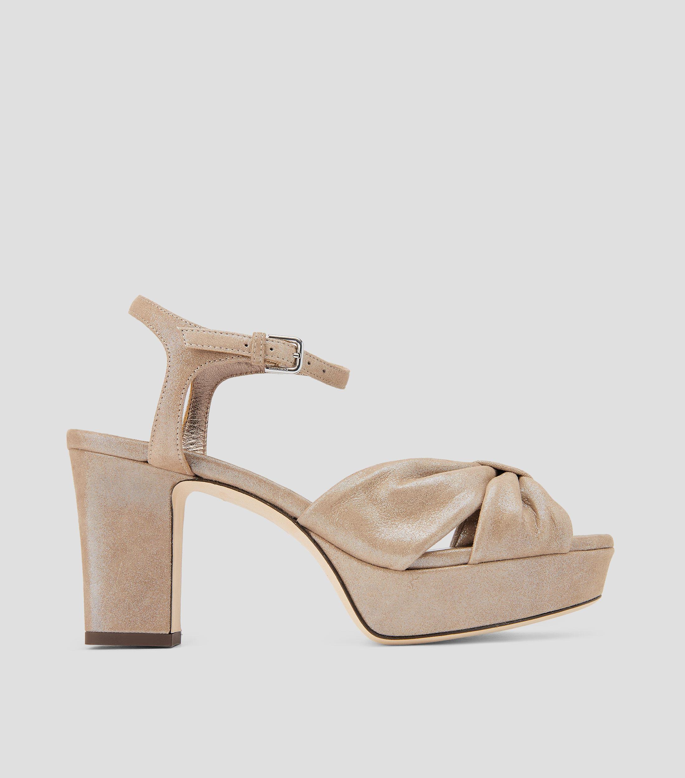 Sandalias con tacón alto ancho y plataforma Heloise Mujer