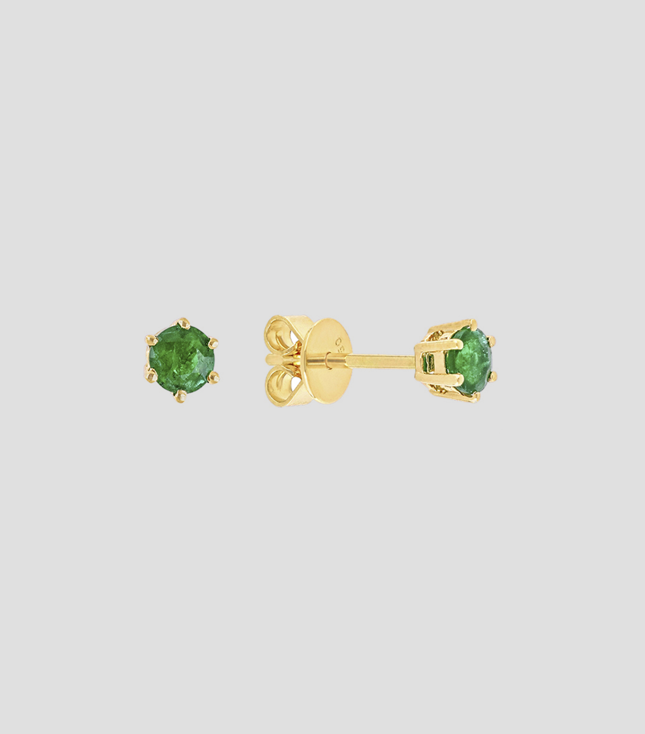 Aretes en oro amarillo 18 Kts Mujer