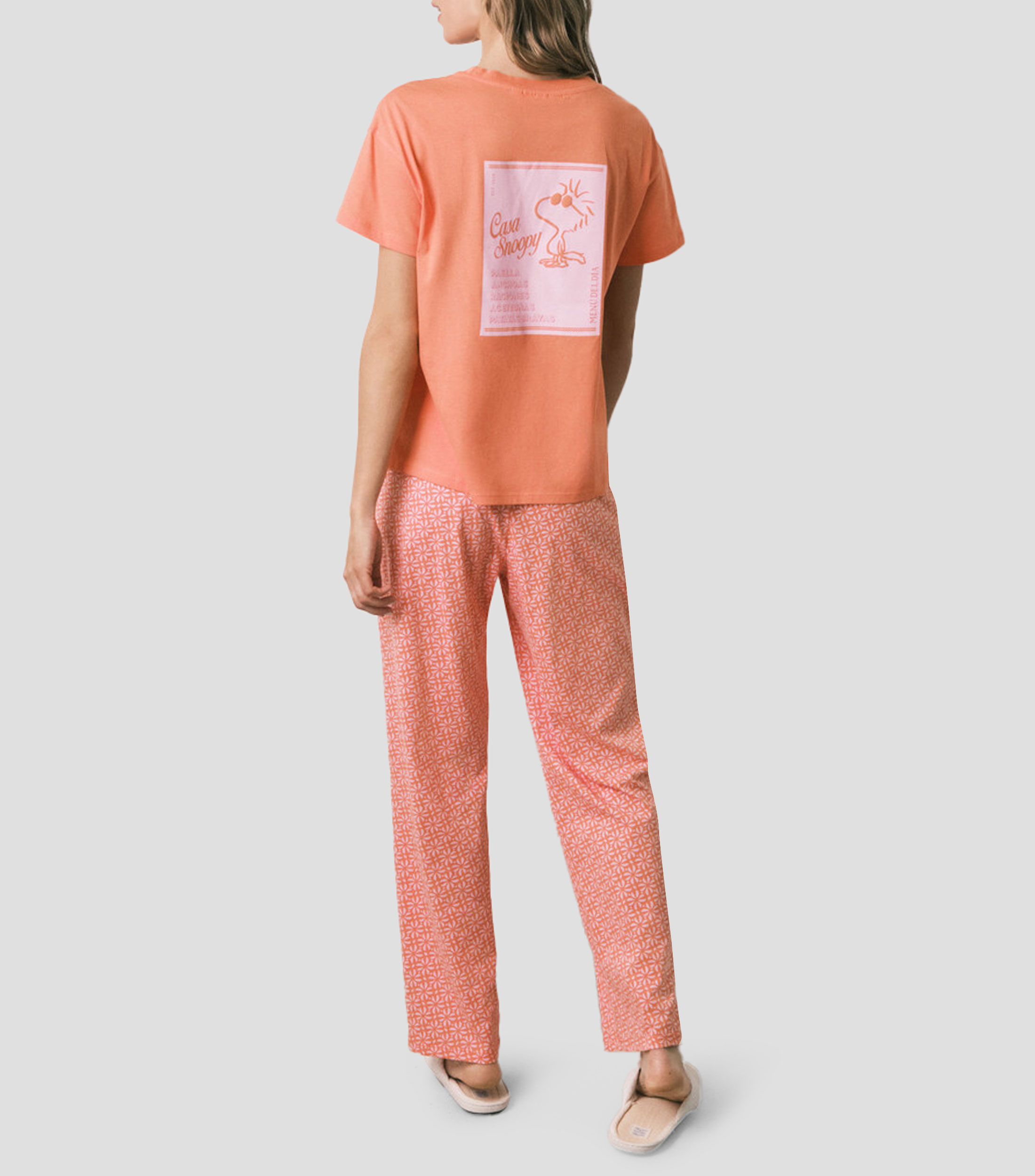 Pijama 2 Piezas estampada Mujer
