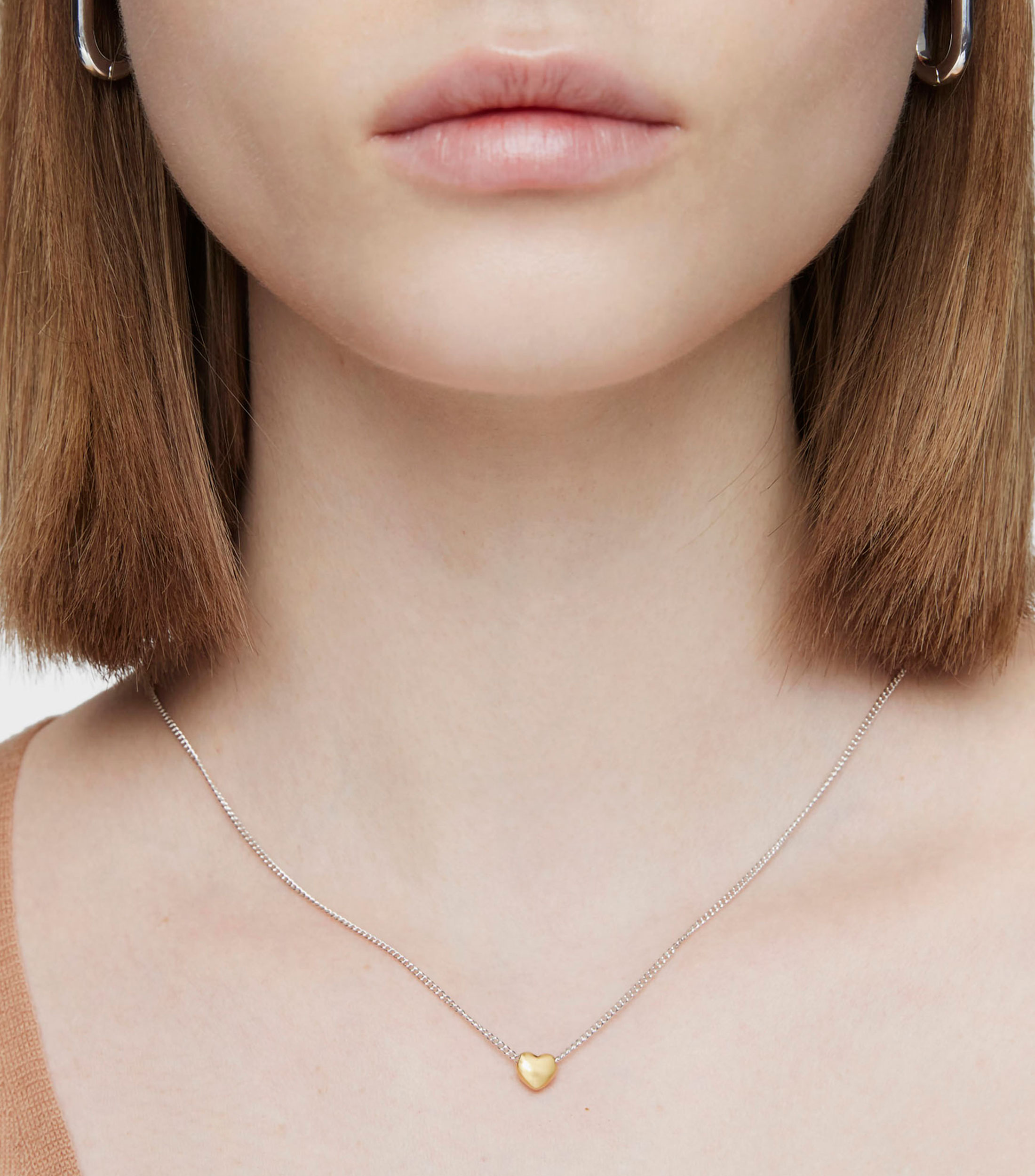 Collar My Other Half corazón en plata .925 Mujer