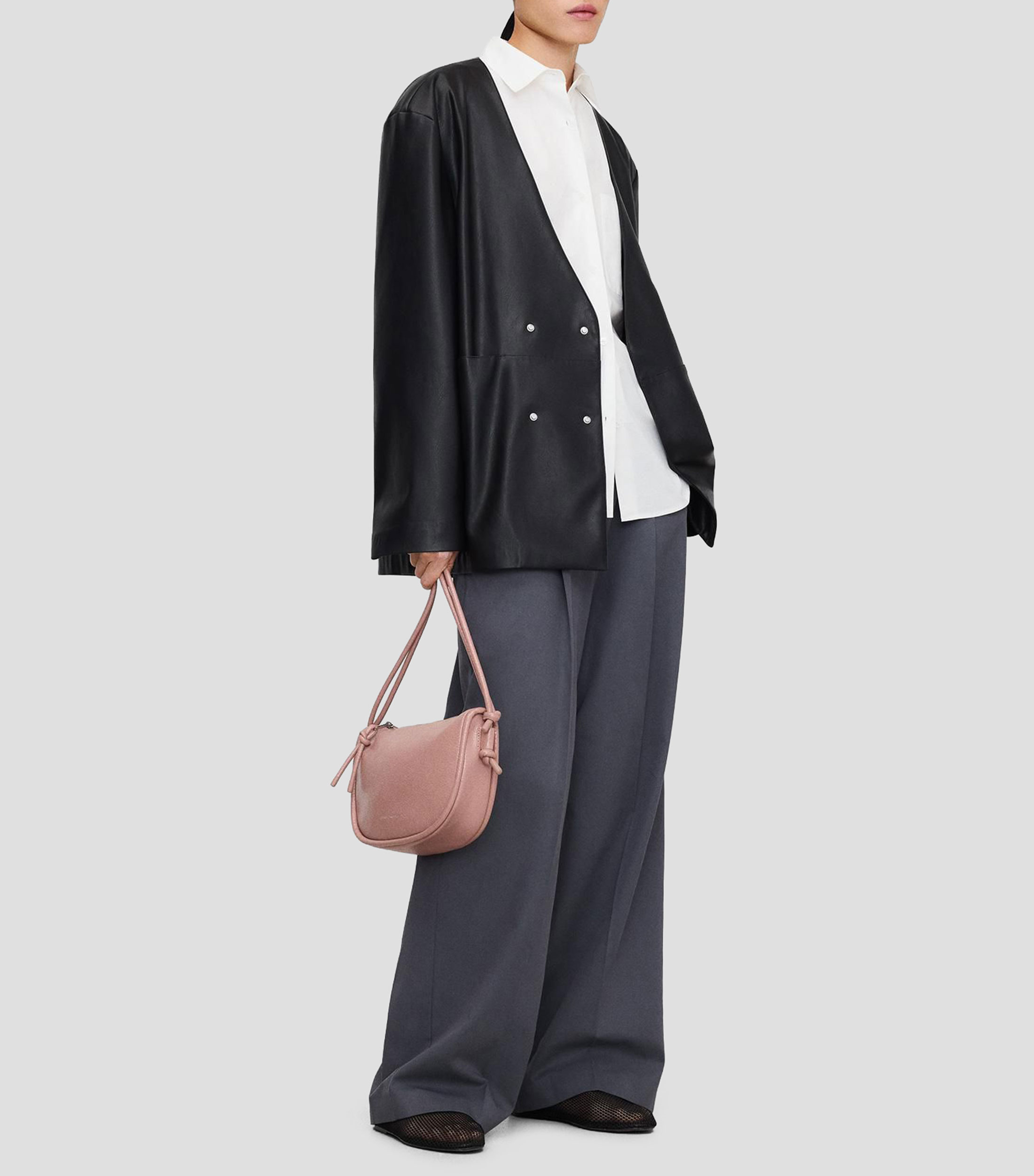 Bolsa crossbody liso Mujer