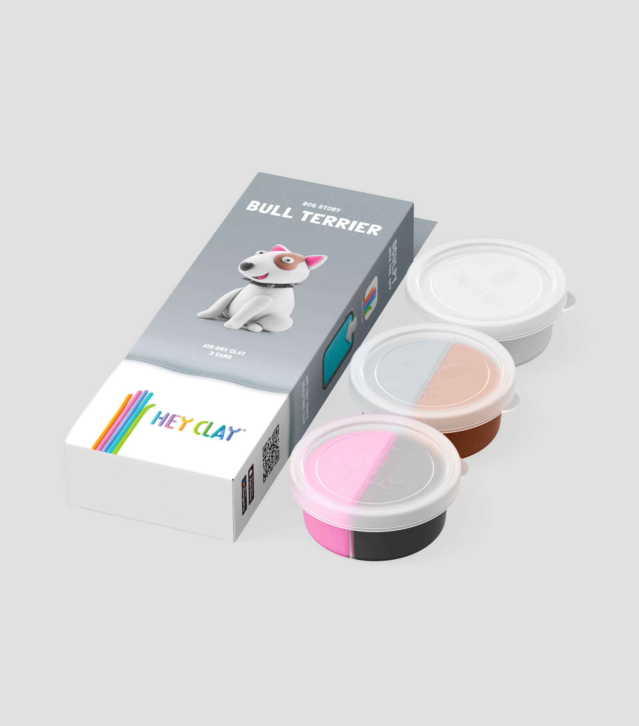 Bull Terrier, serie Dog Story, 3 latas