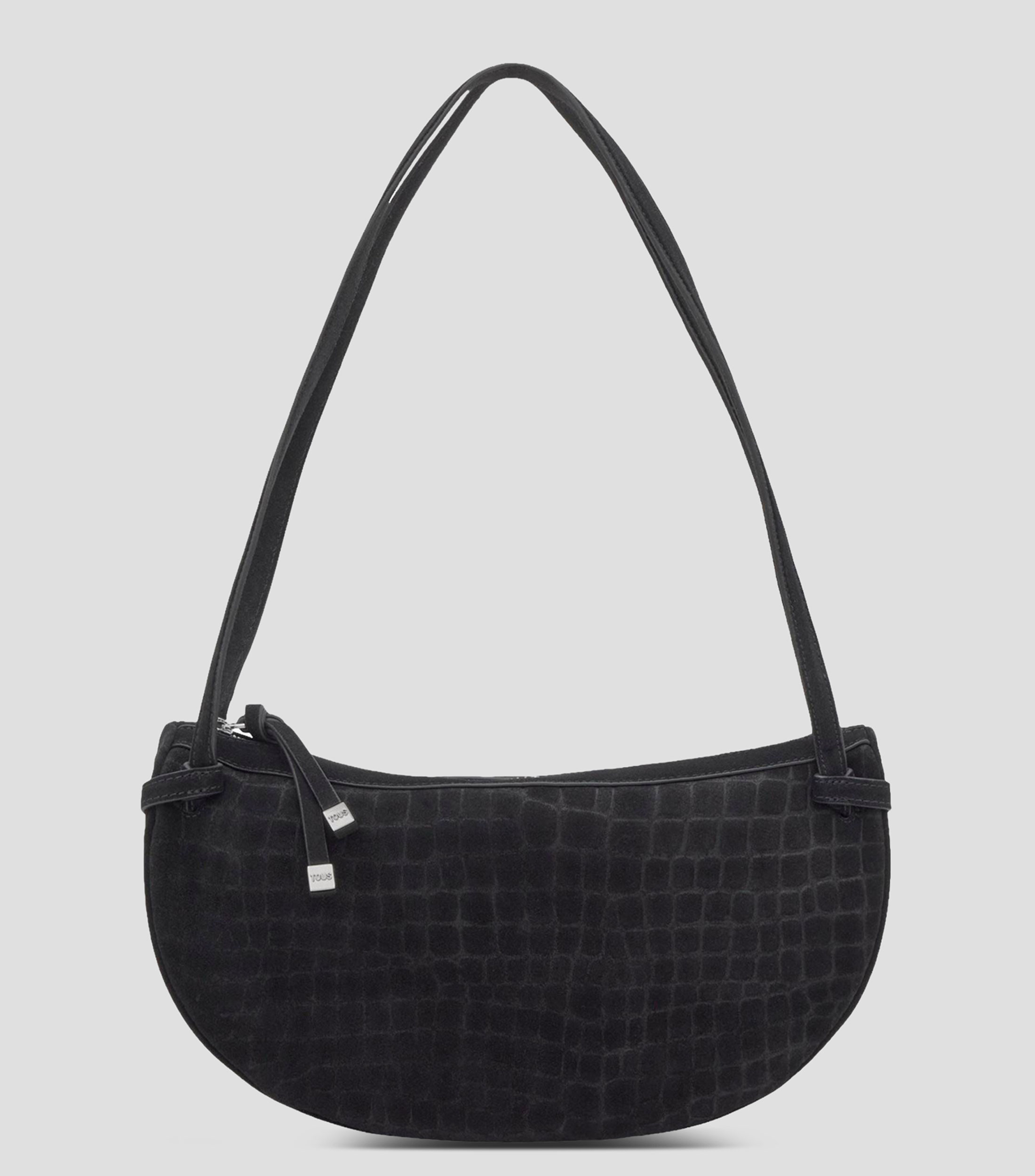 Bolsa shoulder en piel Halfmoon animalskin Mujer