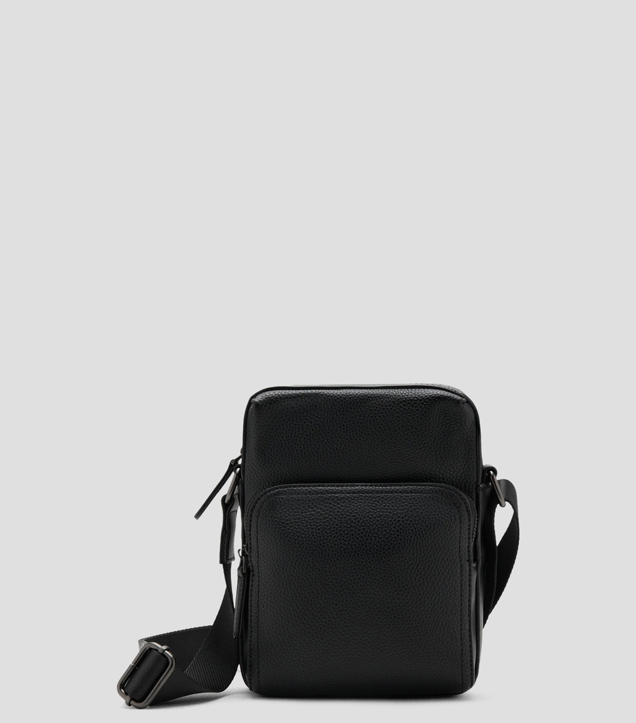 Bolso shoulder liso Hombre