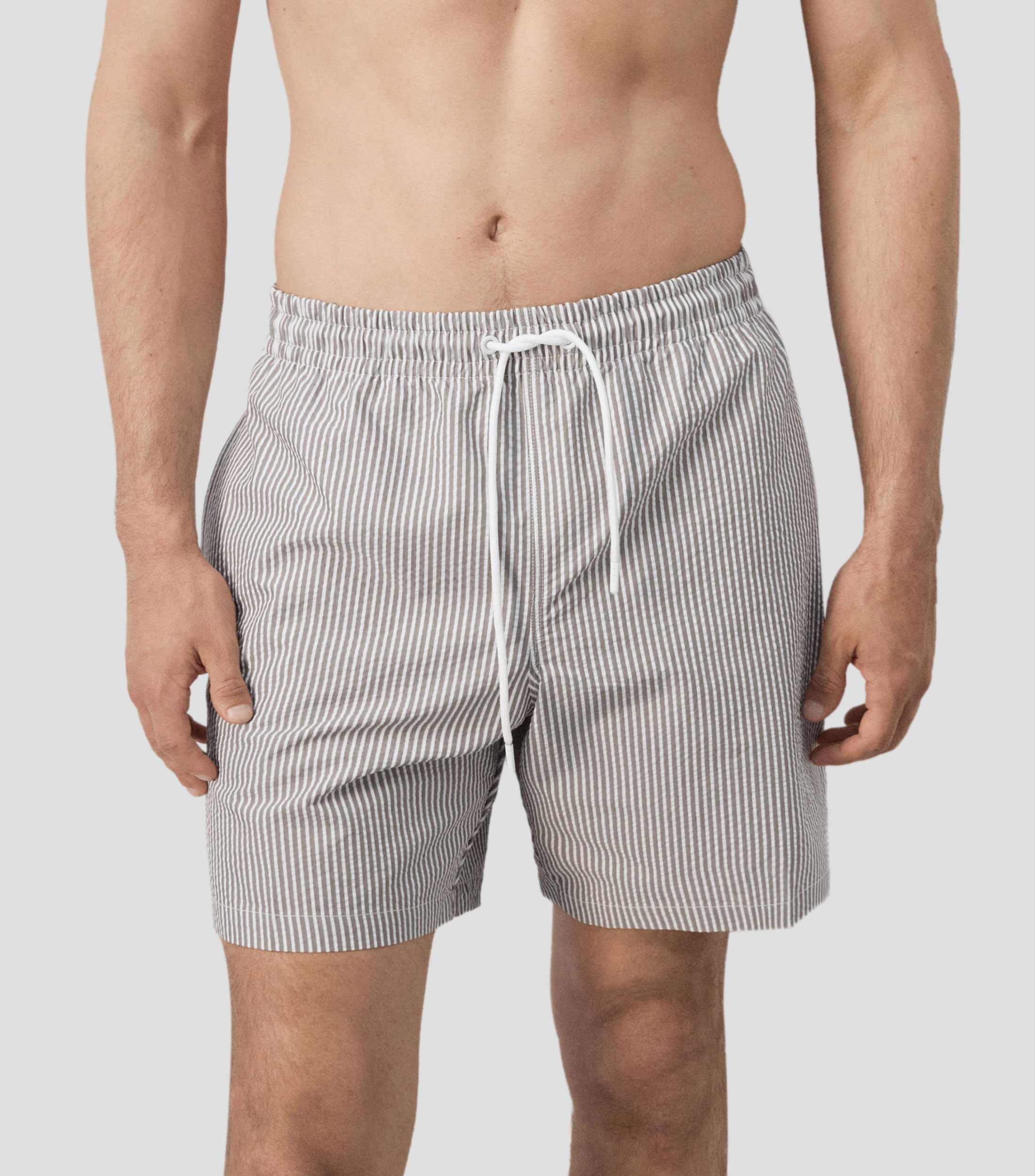 Traje de Baño largo con rayas Hombre