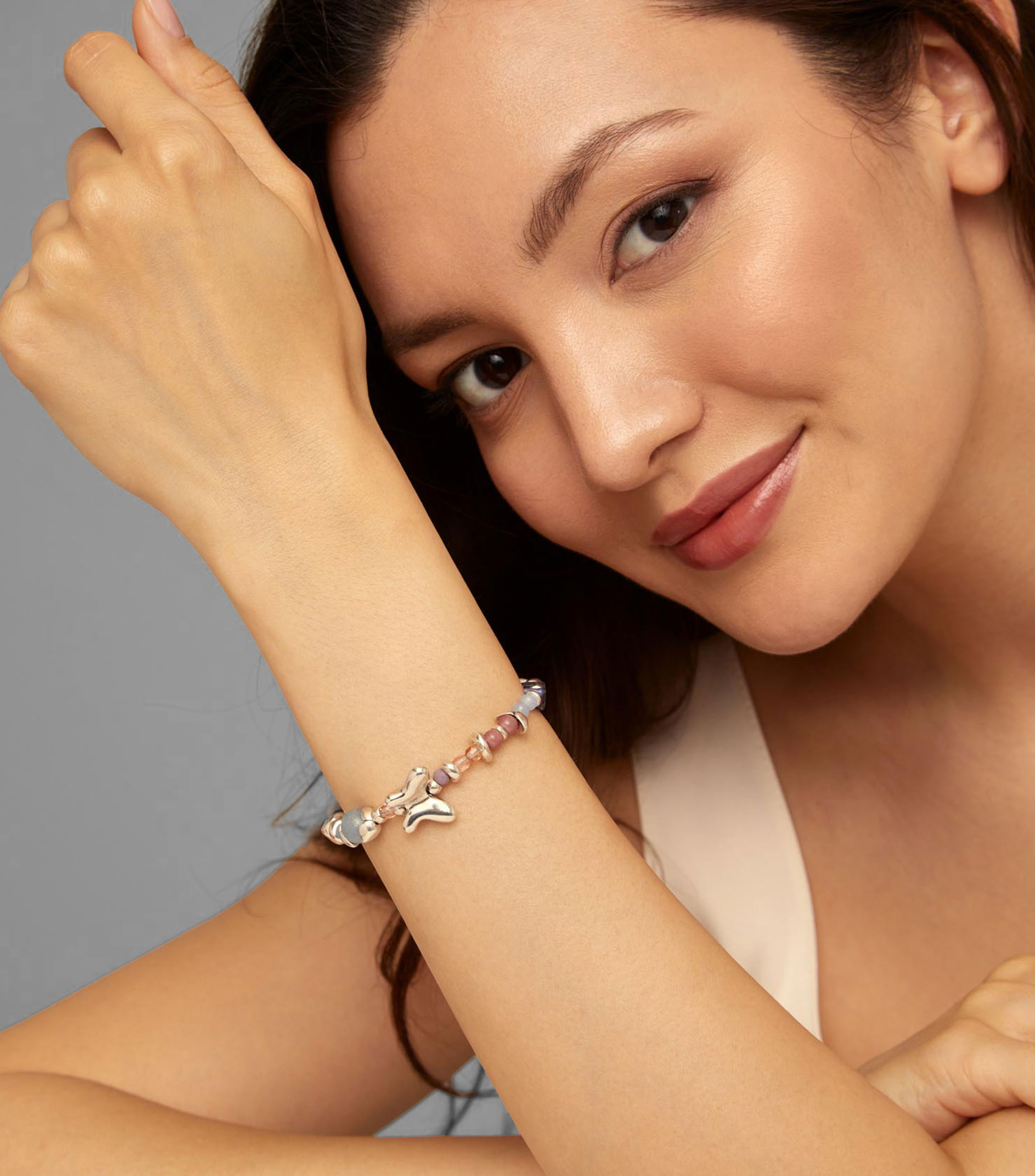 Pulsera Free con mariposas Mujer