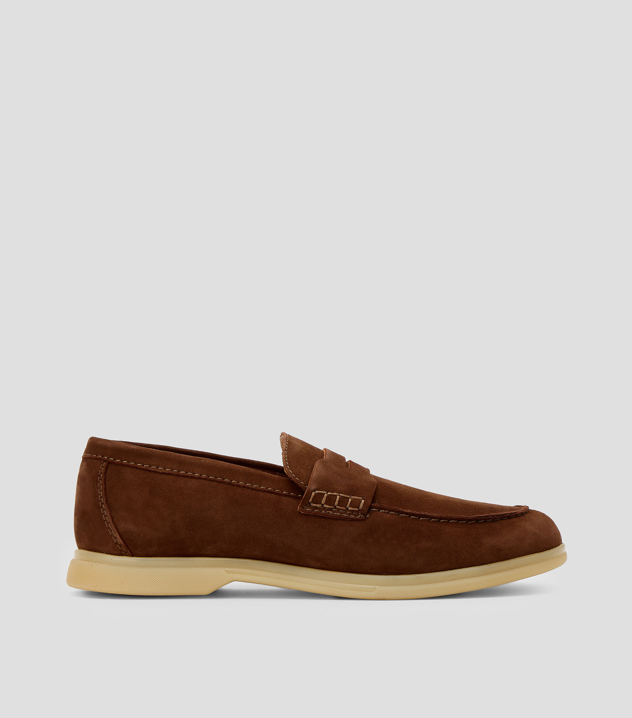 Mocasines en piel Hombre