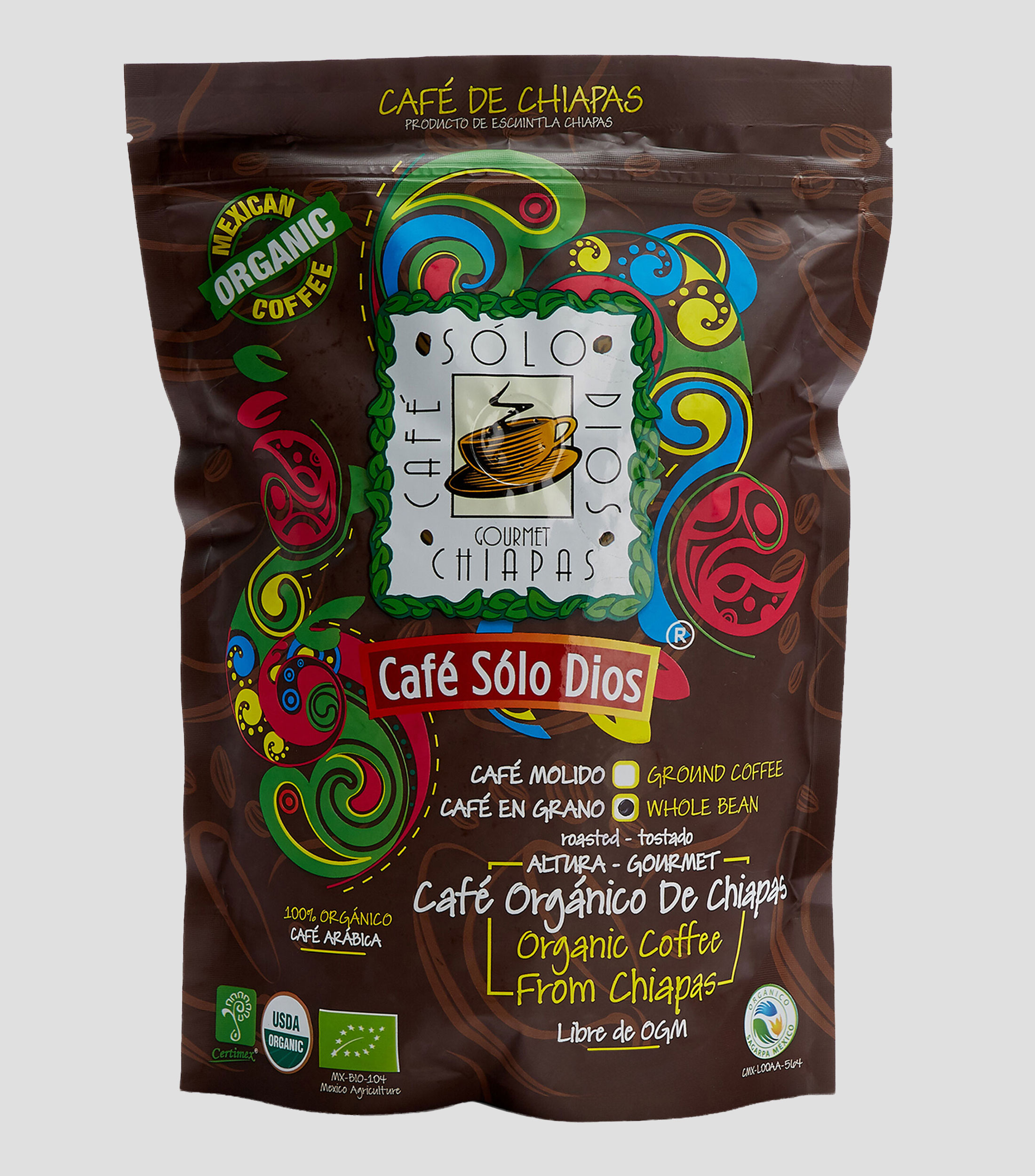 Café de Grano Orgánico, 500 g