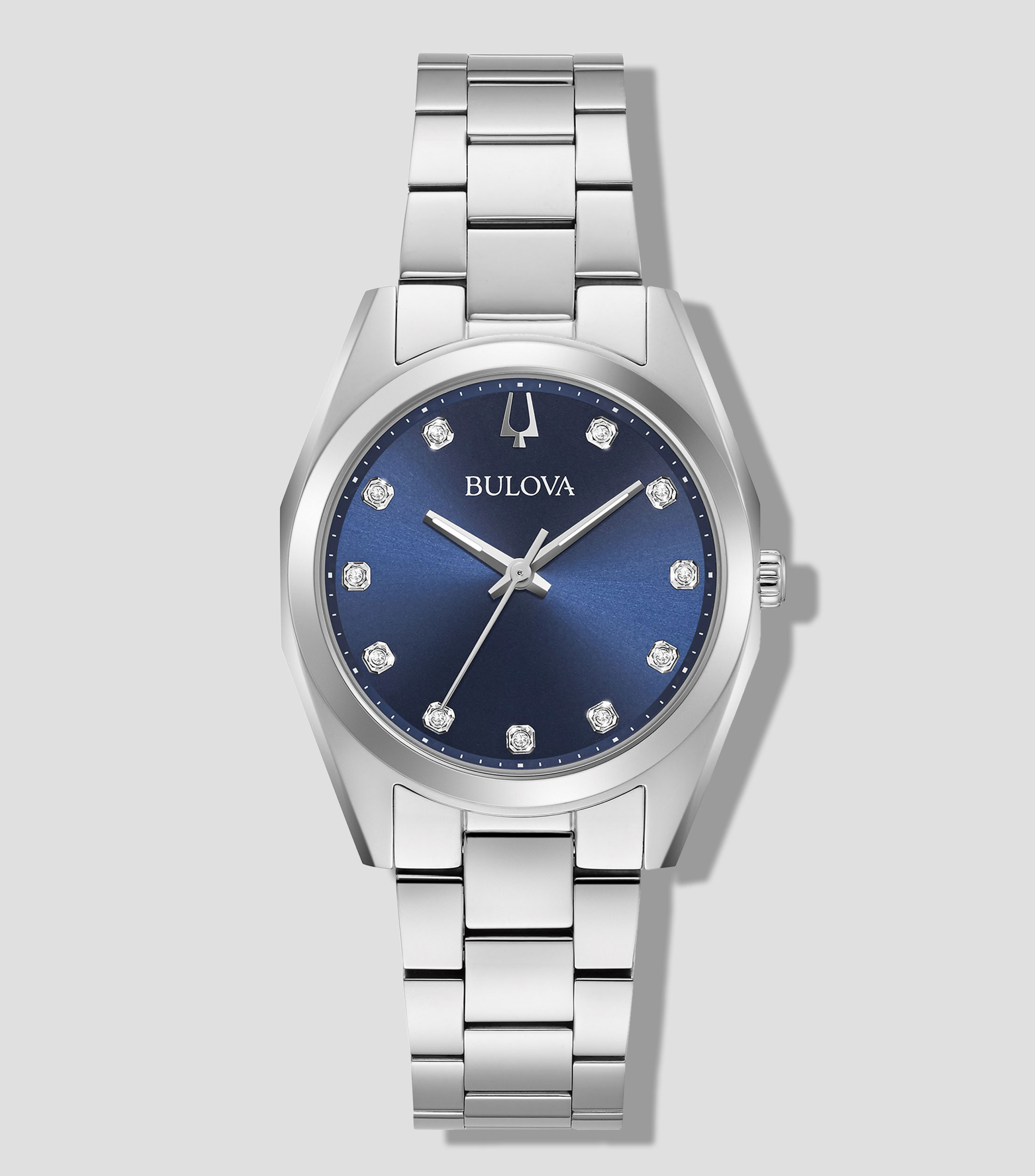 Reloj para mujer Surveyor casual Azul con diamantes