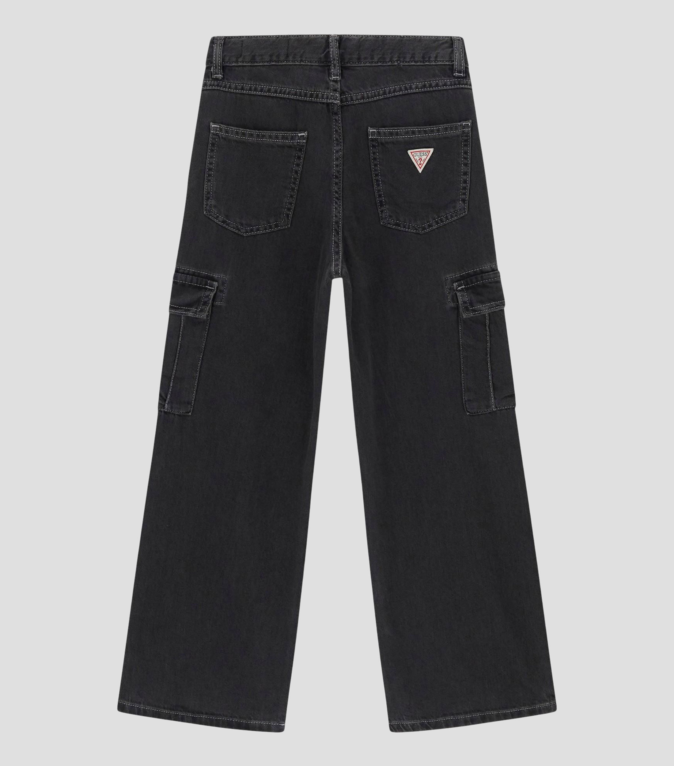 Jeans de corte cargo Niña