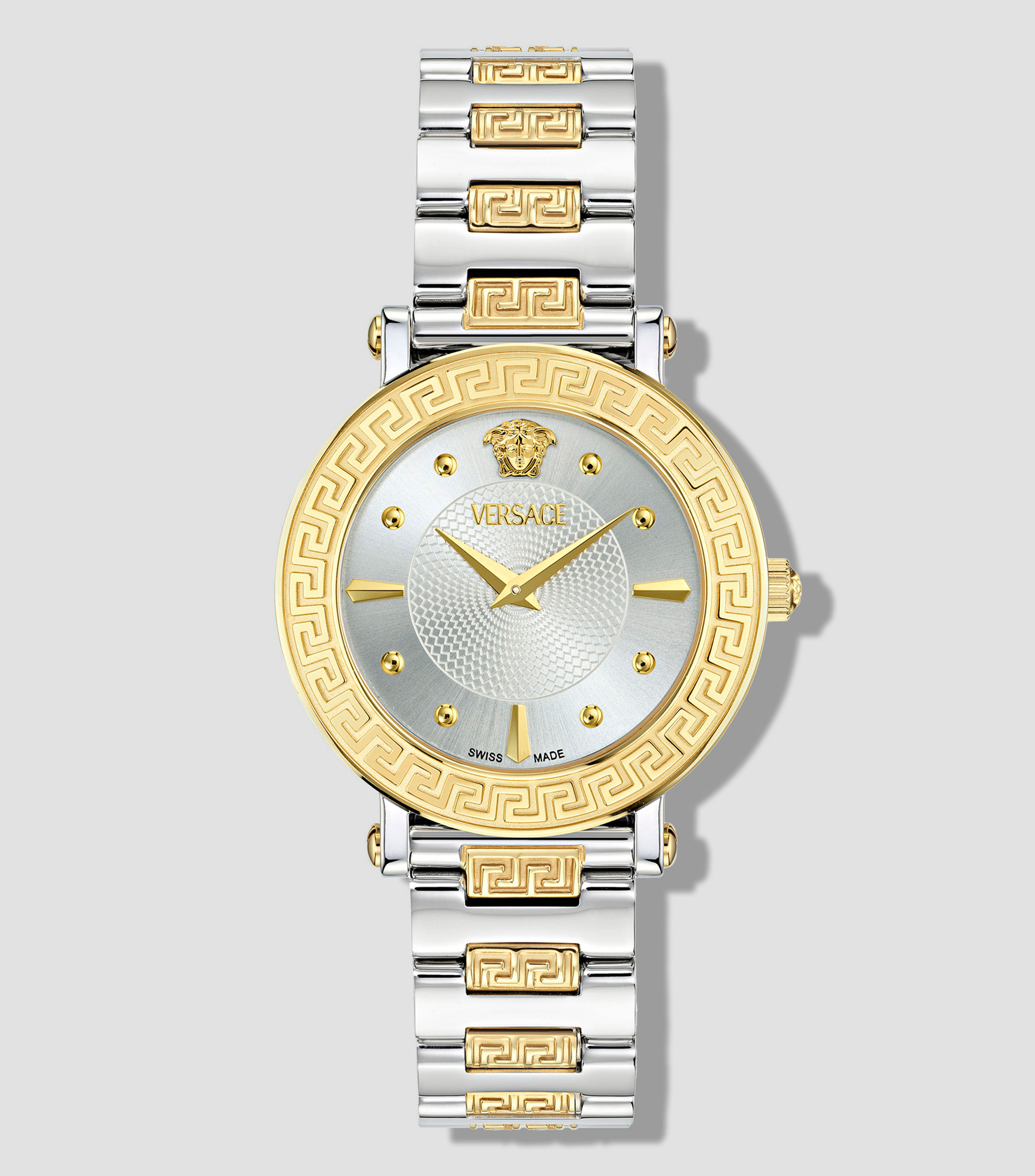 Reloj para Mujer Greca sphere De vestir, Dorado, Plateado