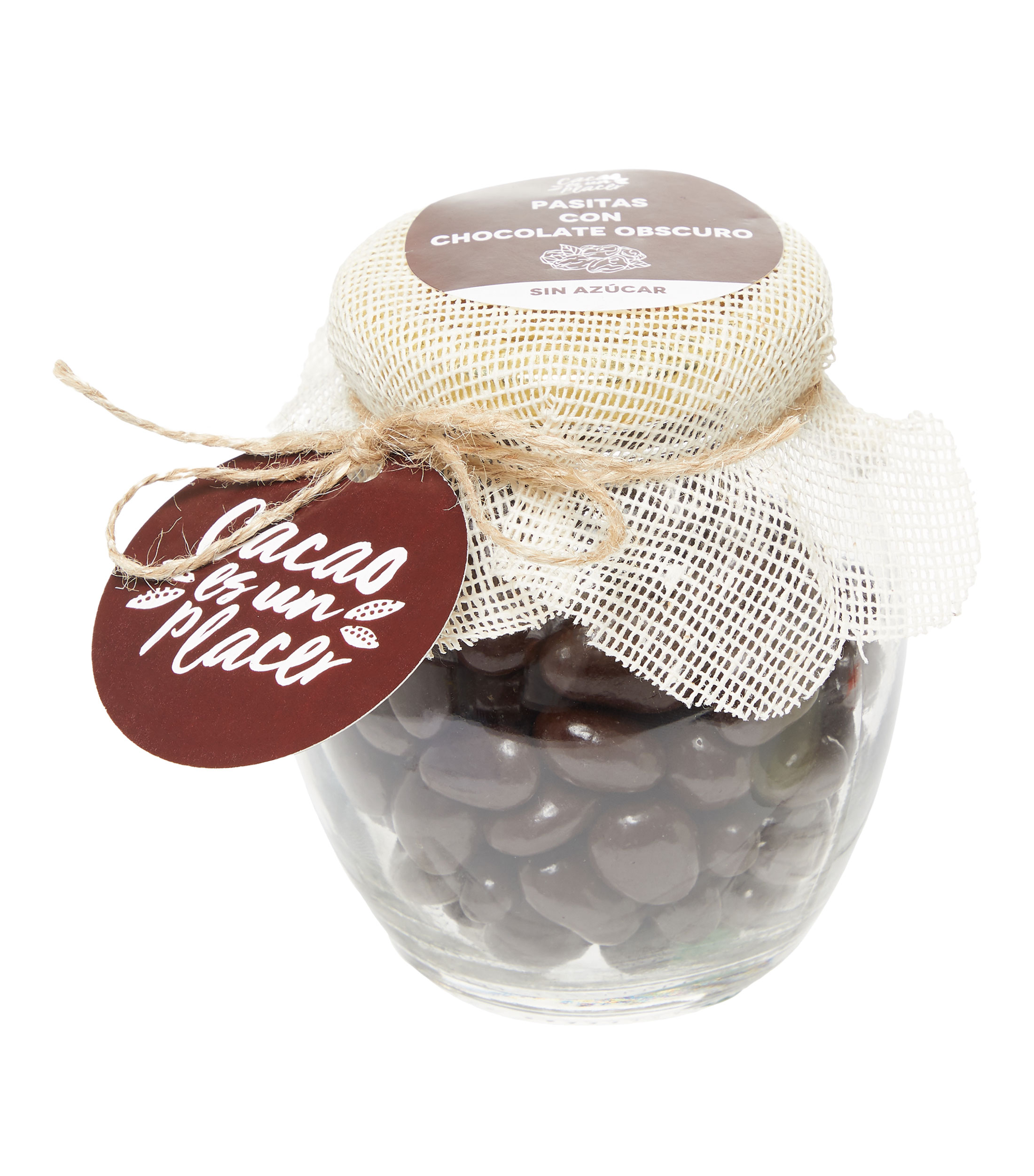 Pasitas cubiertas con chocolate, 225 g