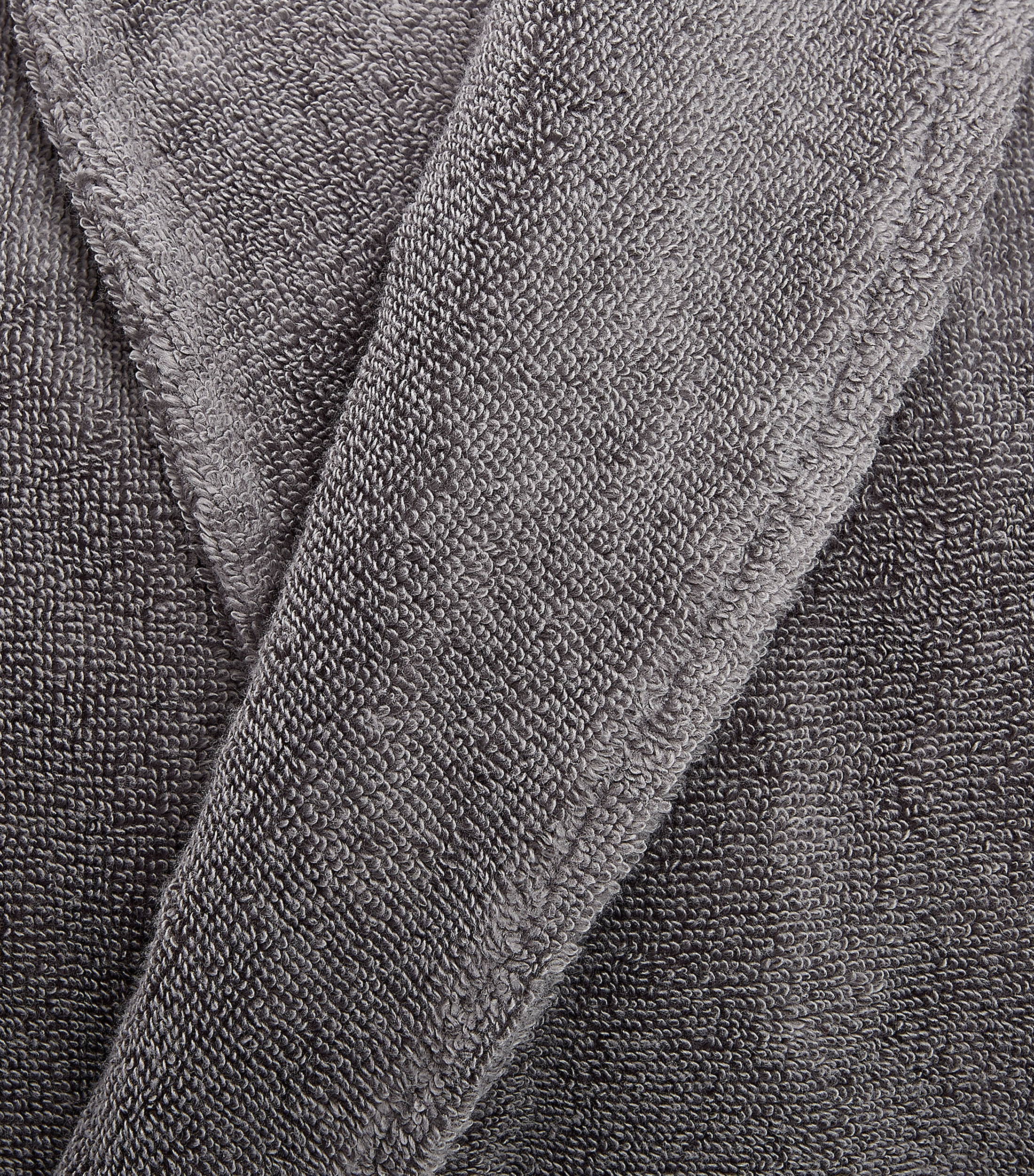 Bata de baño mediana Pera gris lisa Unisex