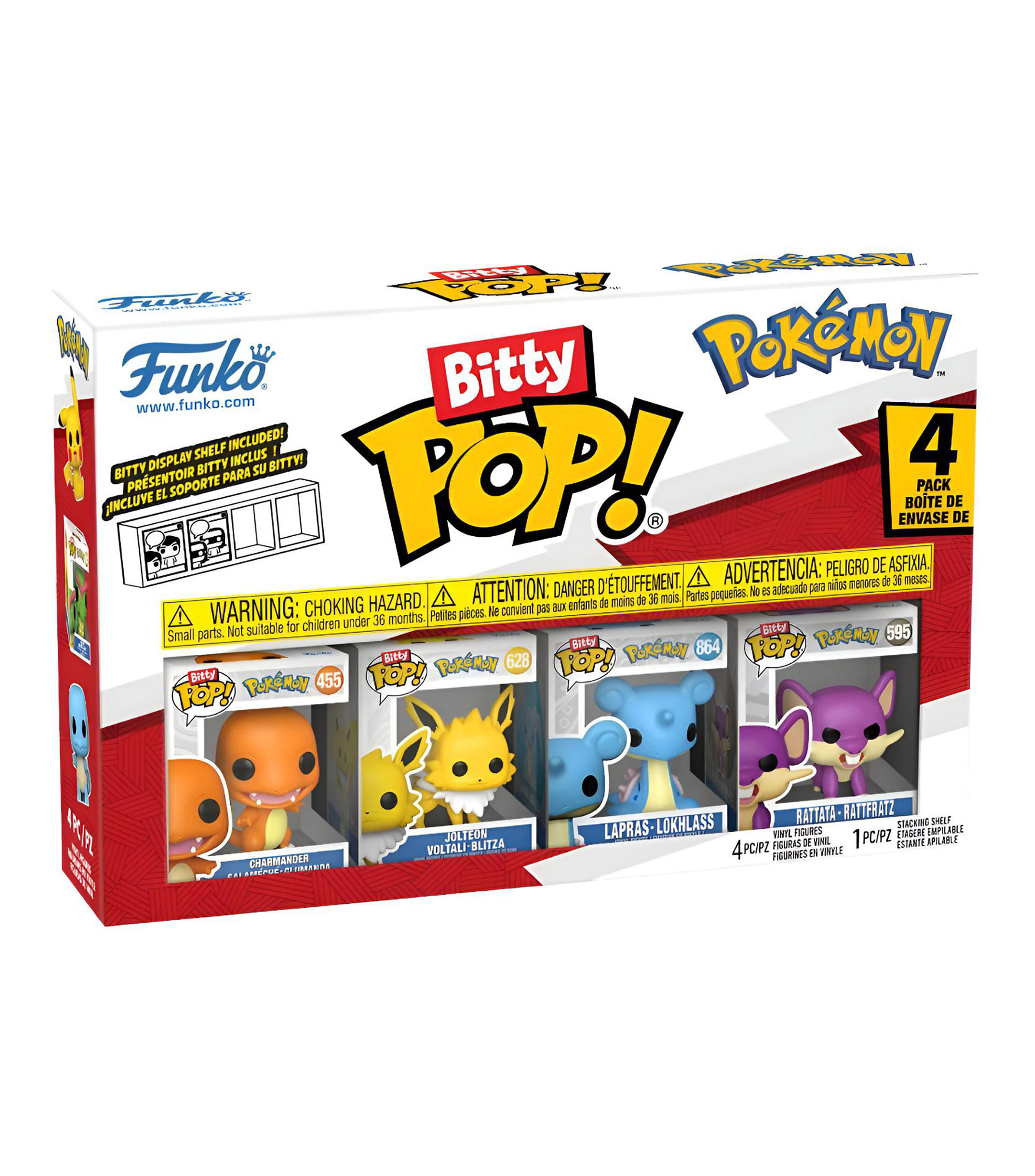 Funko Bitty Pop Sorpresa, Charmander, Pokémon 4 pack