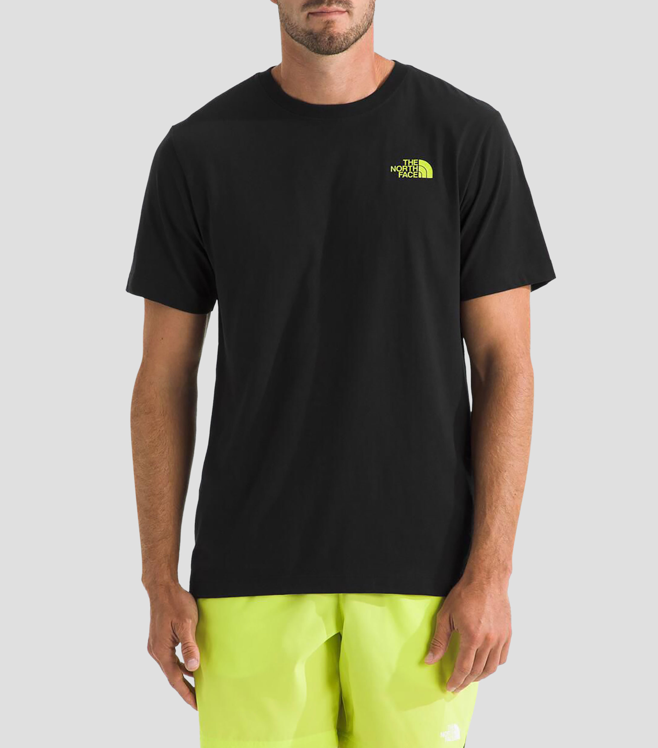 Playera de cuello redondo con manga corta estampada Stay Exploring Hombre