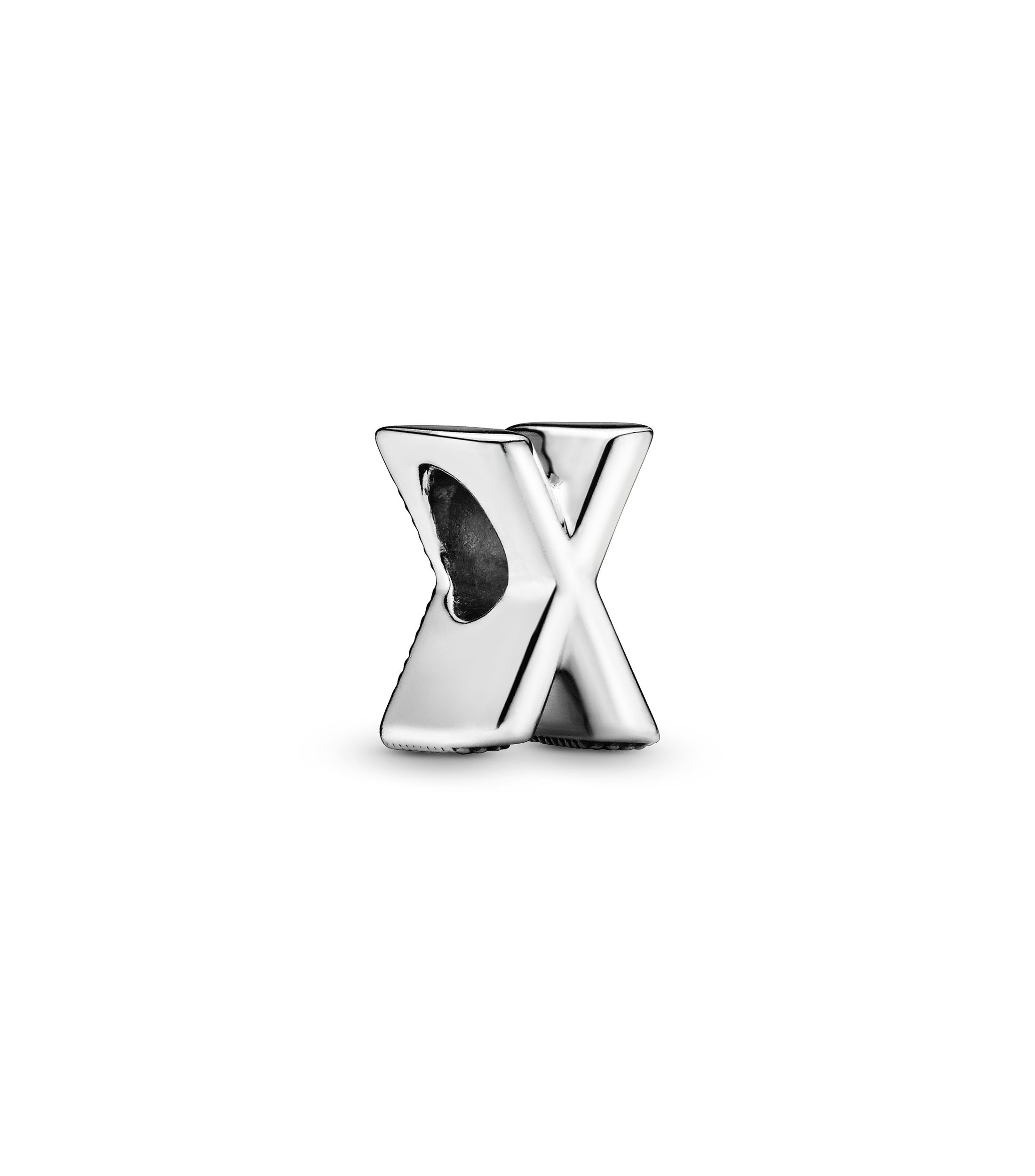 Charm en plata "X" Unisex