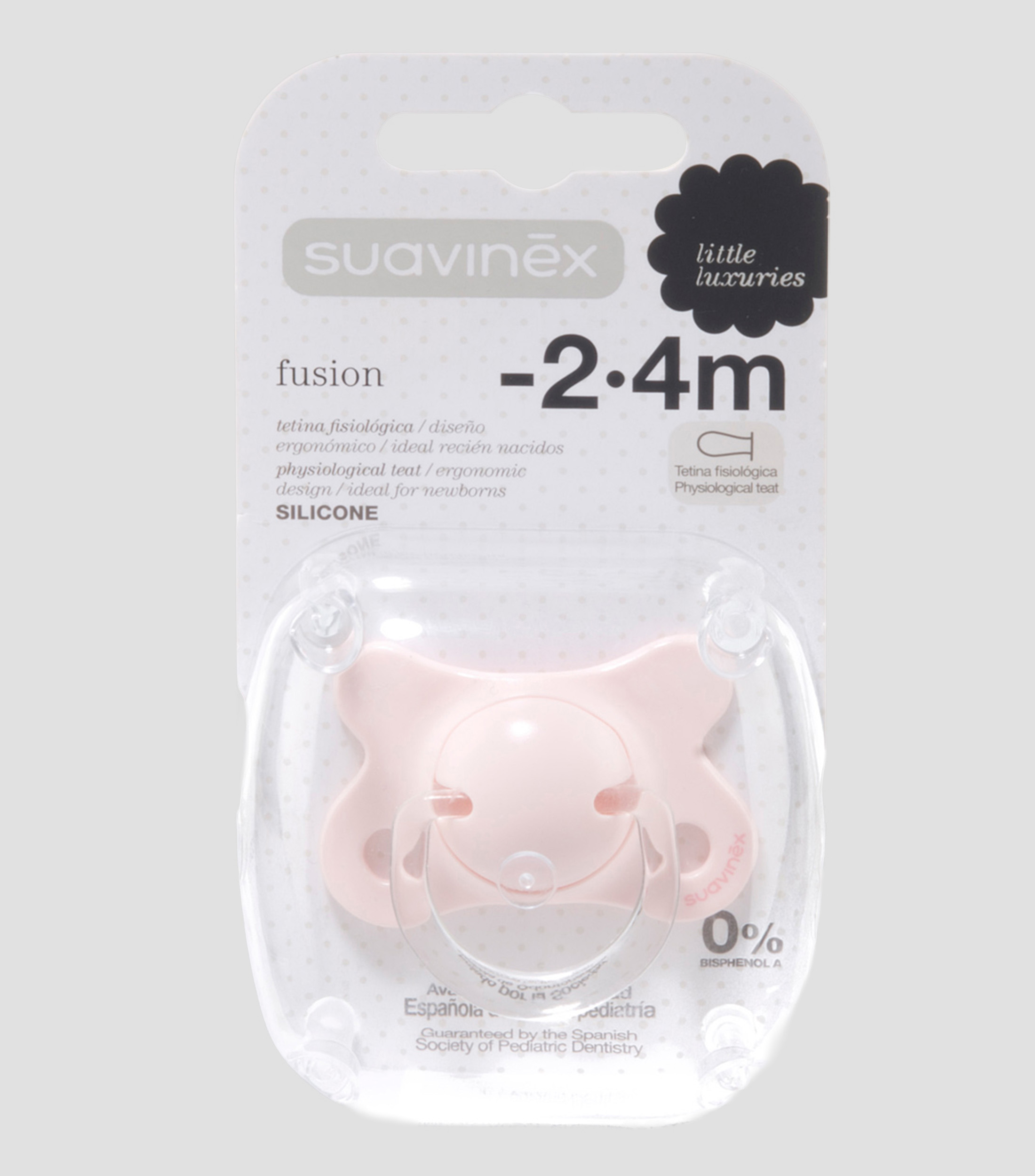 Chupón Fusion rosa 2 - 4 m