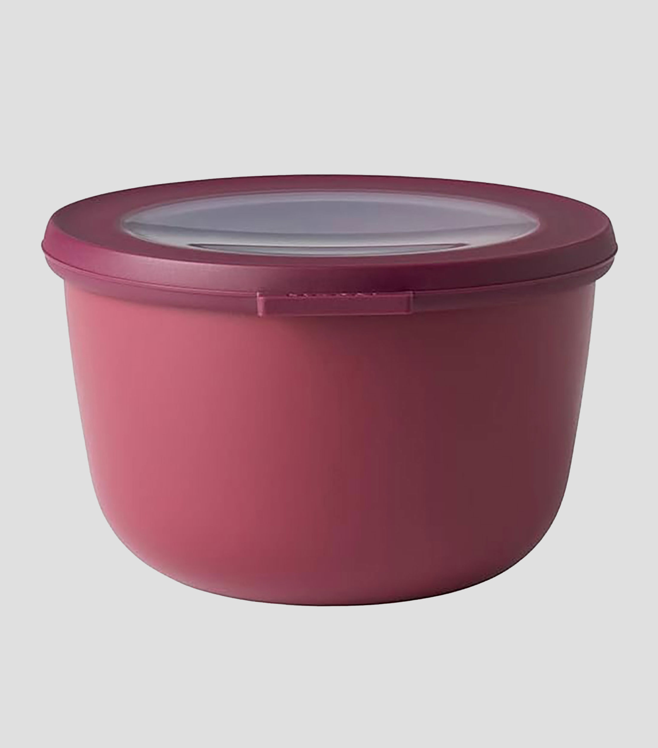 Contenedor hermético redondo de 2 litros rosa