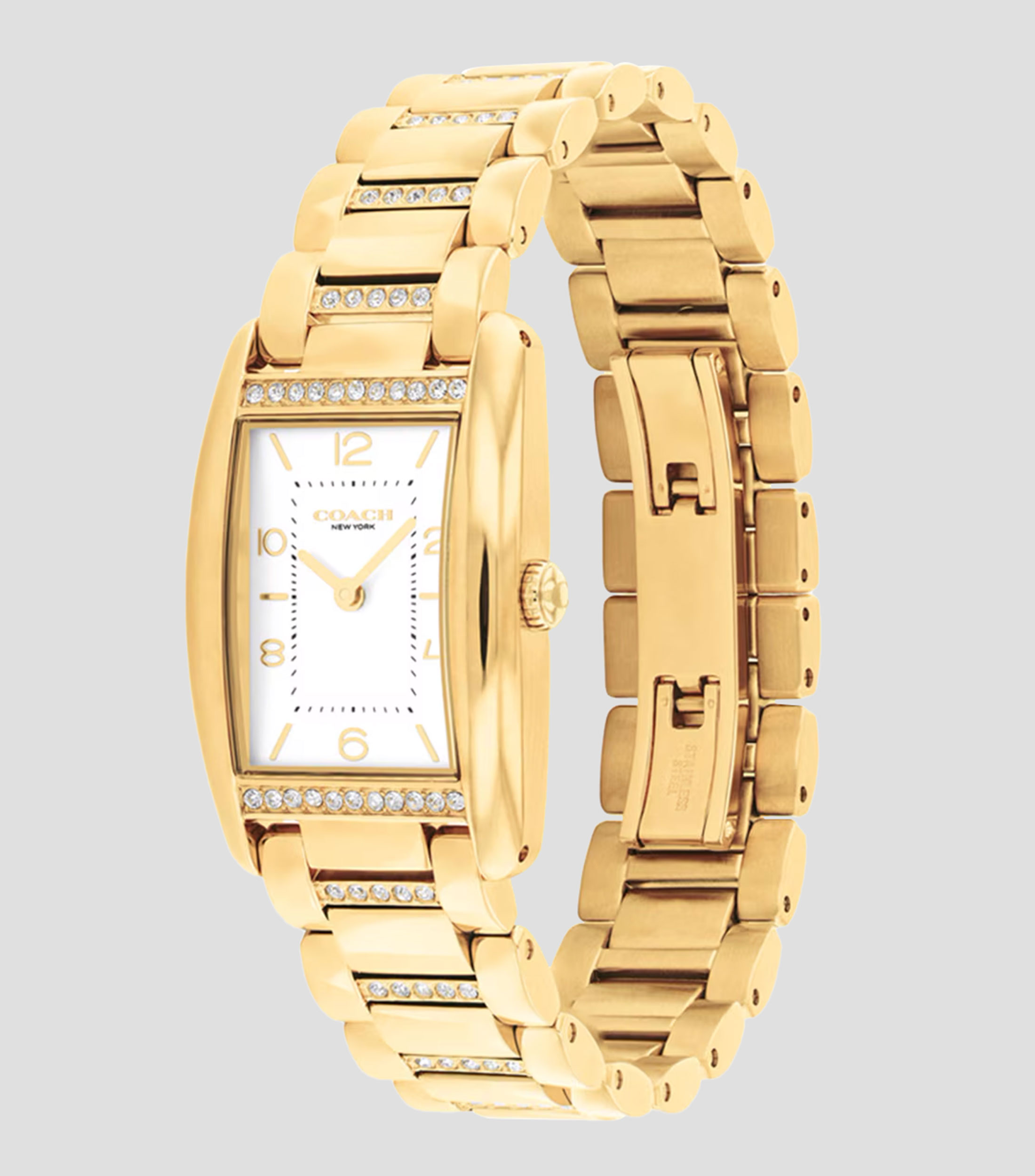 Reloj para Mujer Reese Casual Blanco, oro amarillo
