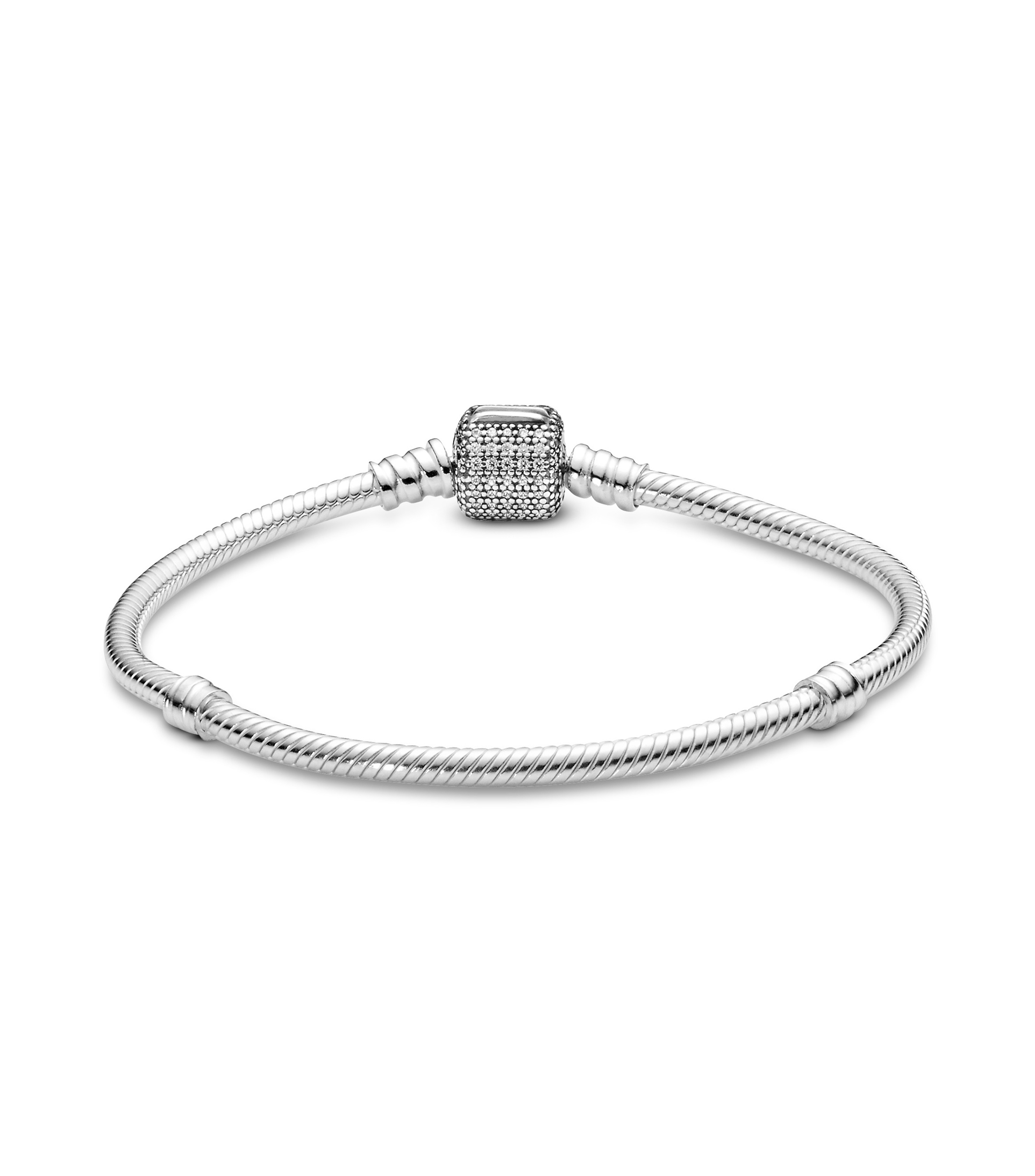 Brazalete en plata Icons Unisex Talla 16 cm