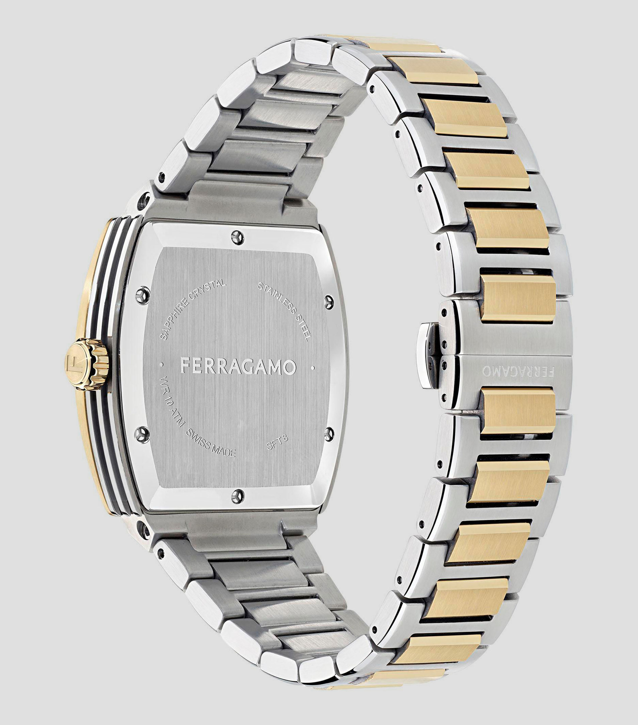 Reloj para Hombre Ferragamo F-80 Tonneau negro