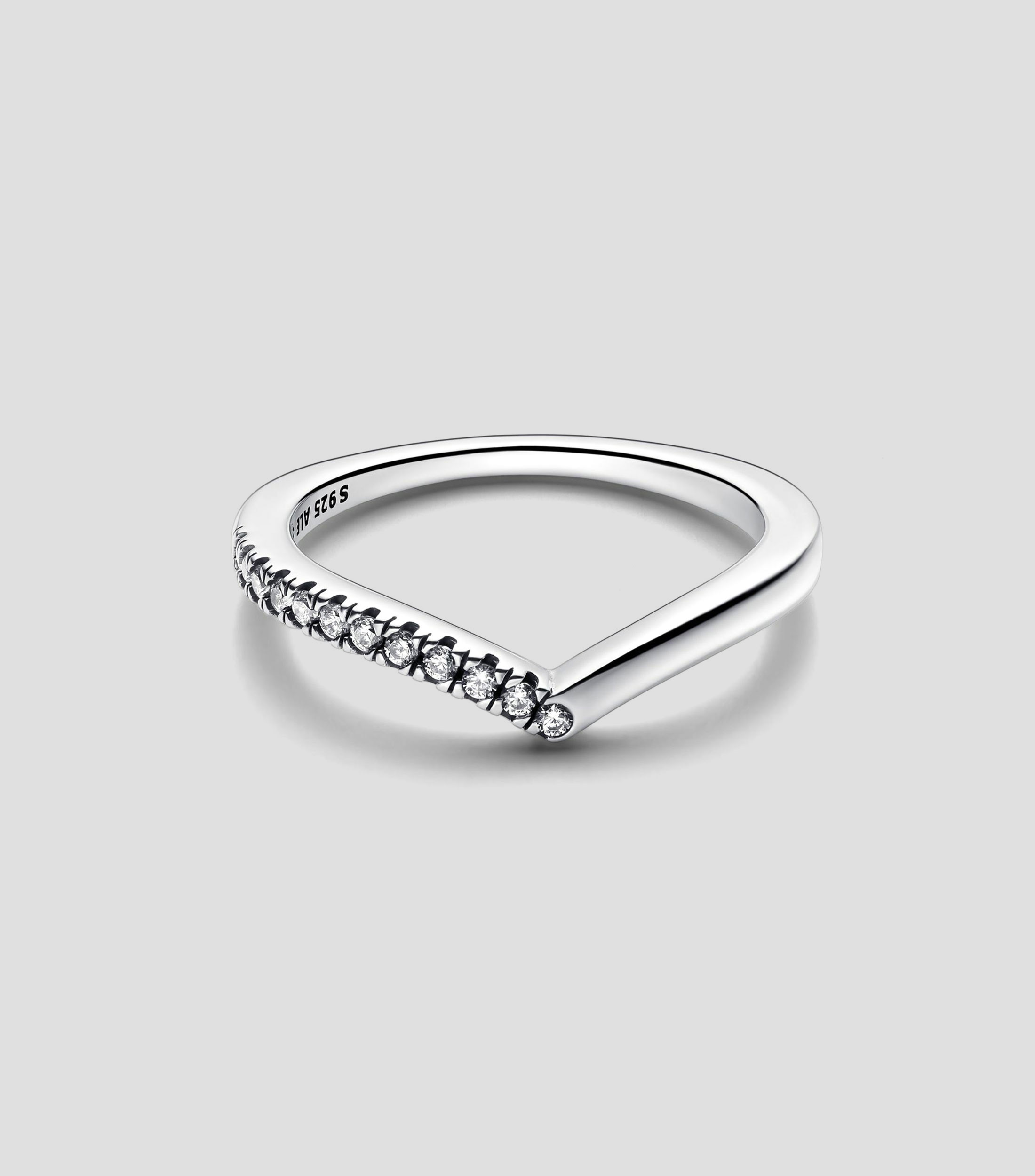 Anillo Timeless en plata .925 con circonitas Mujer