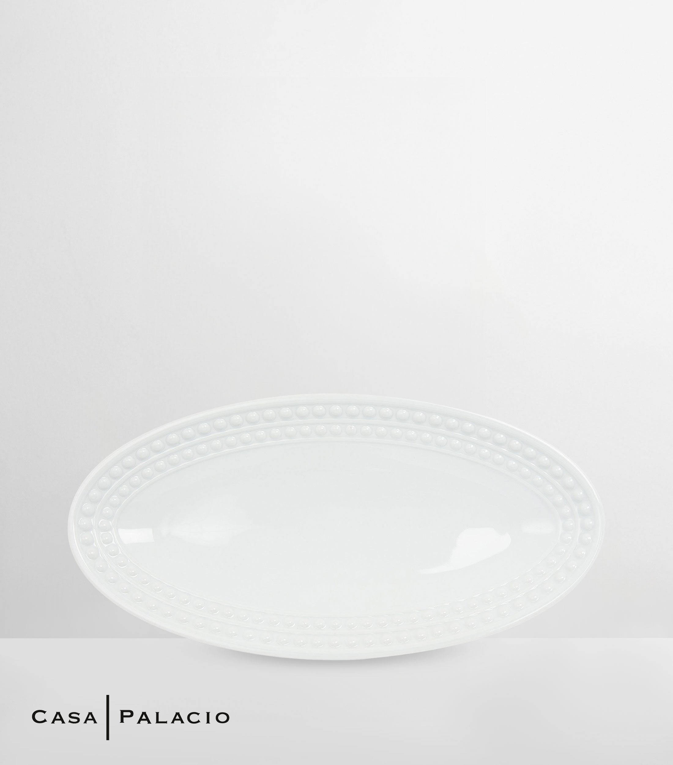Platón Oval Perlee White