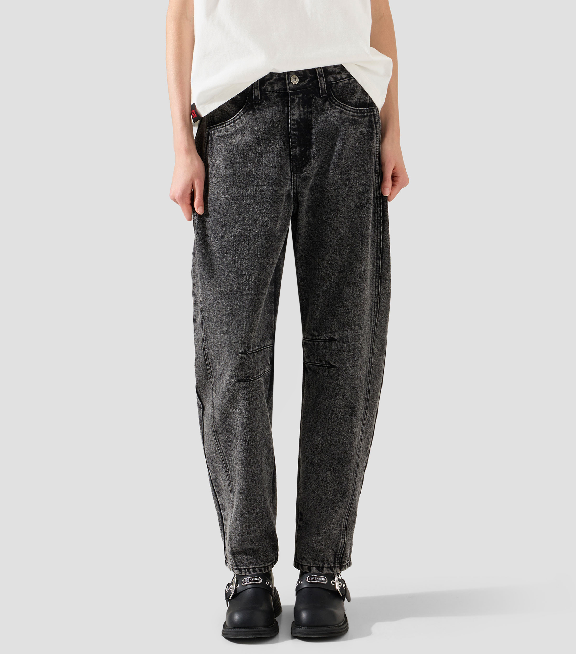 Jeans de corte amplio Mujer