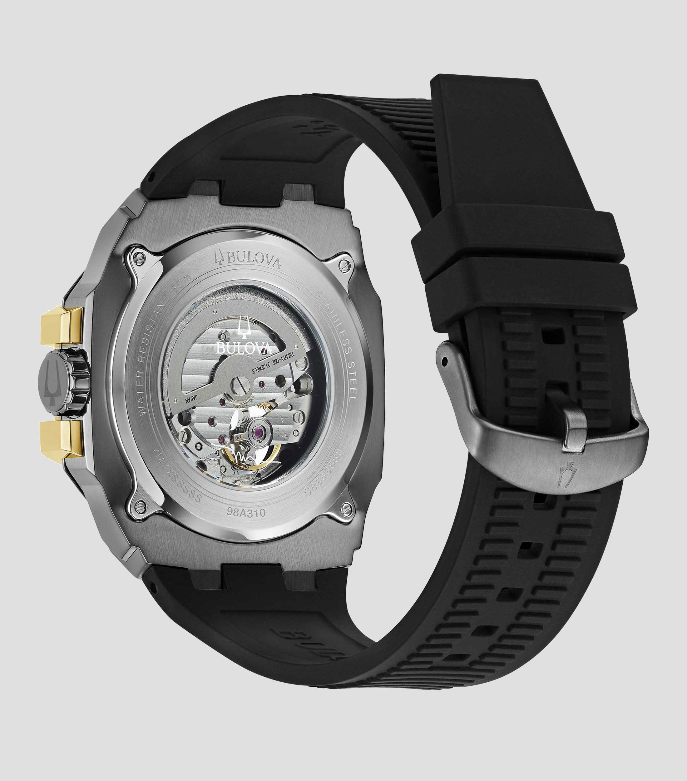 Reloj para Hombre Marc Anthony Maquina dorado, negro
