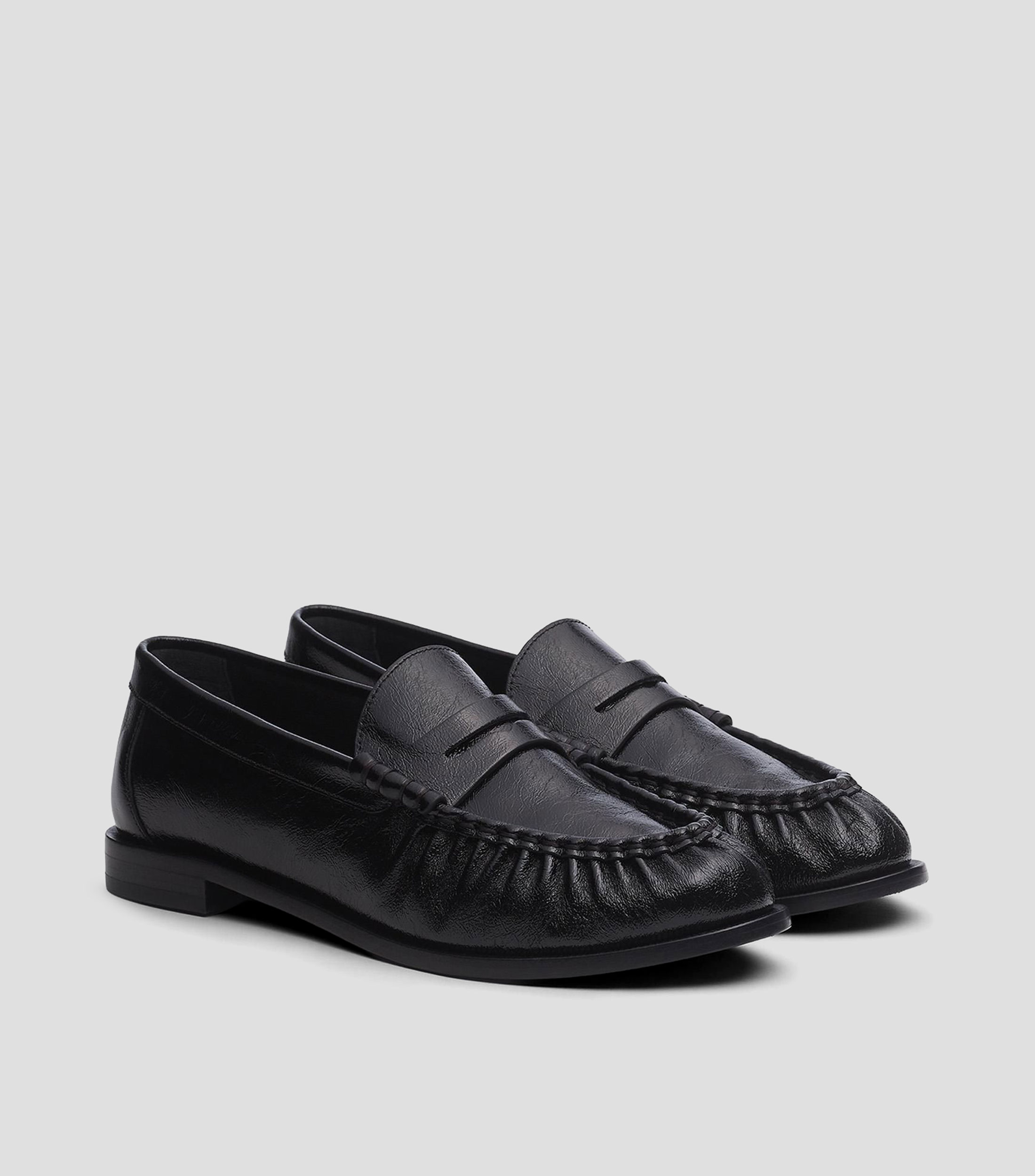 Mocasines Lexi en piel con cinta Mujer