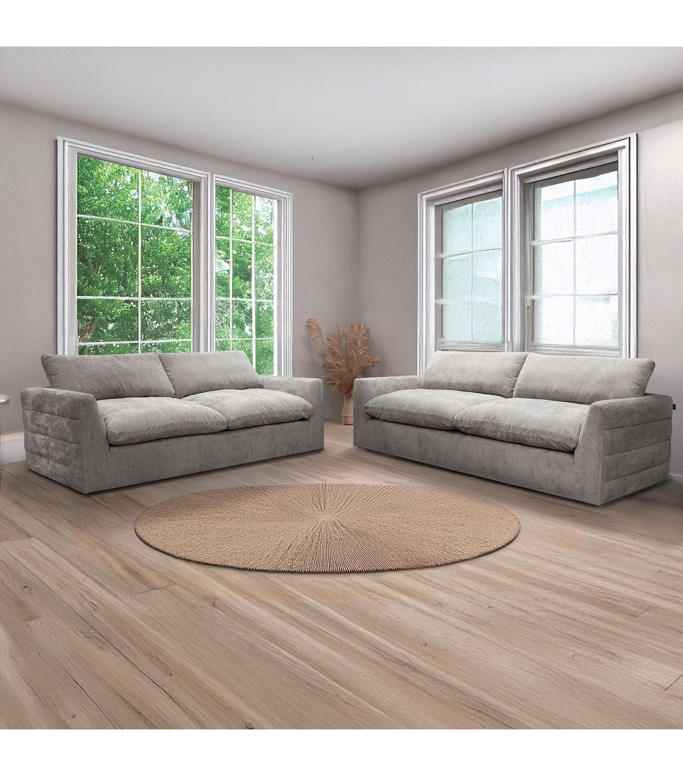 Sofa Serena gris claro