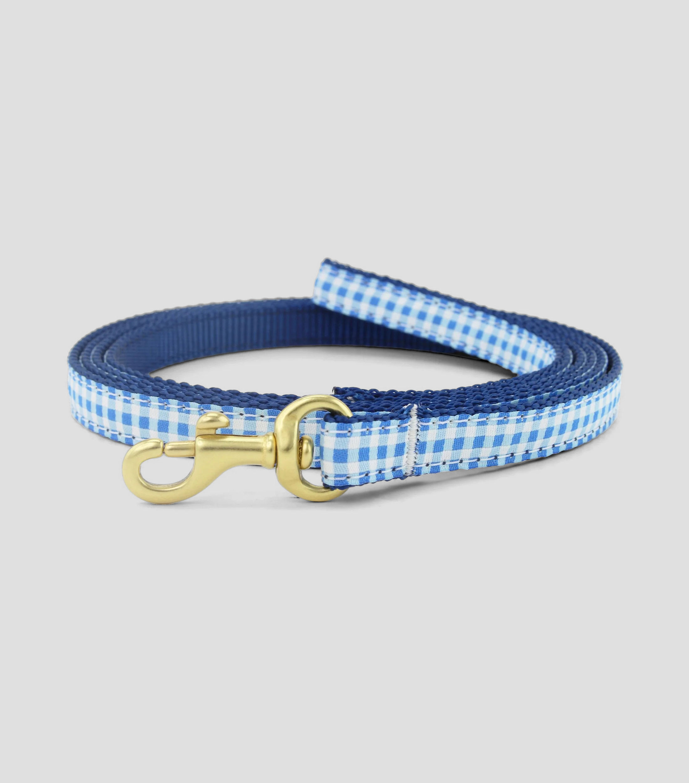 Correa delgada para perro Gingham