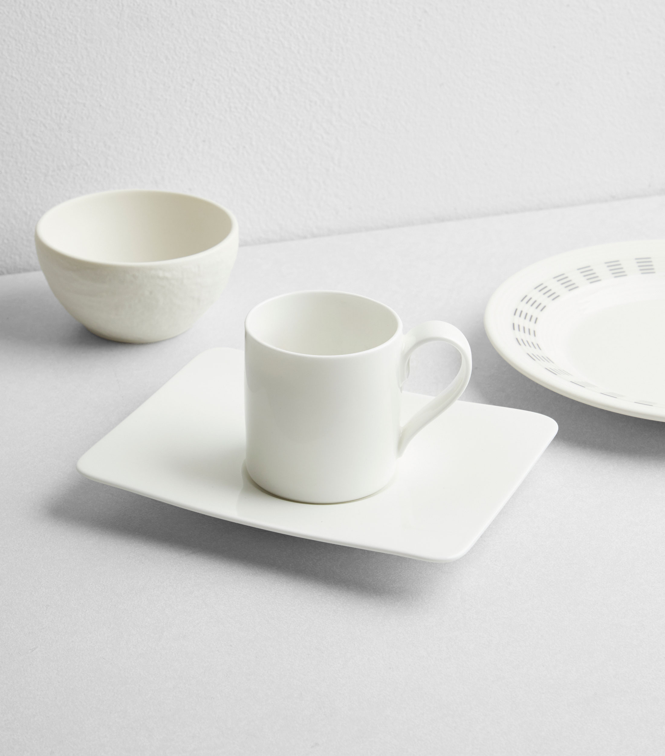 Taza para Cafe Moka Modern Grace blanca