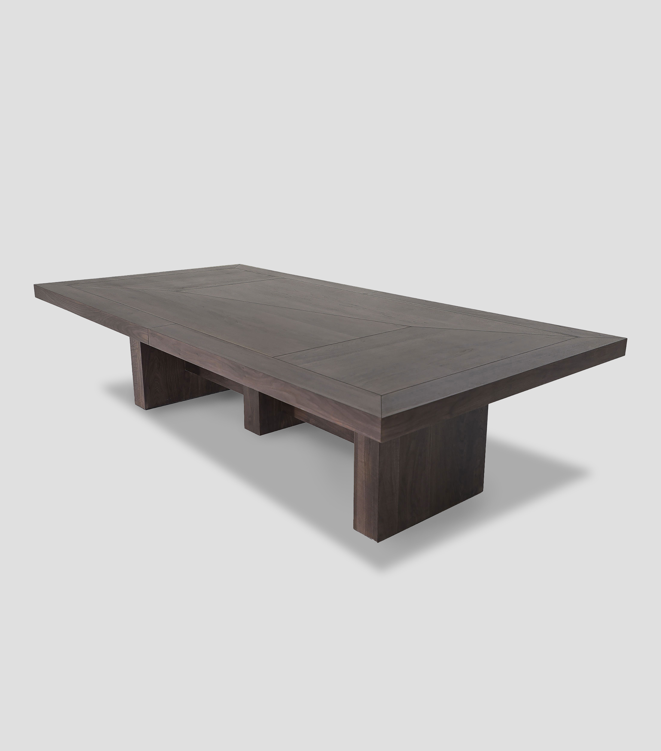 Mesa de Comedor Brooklyn en Madera de chapa de Nogal