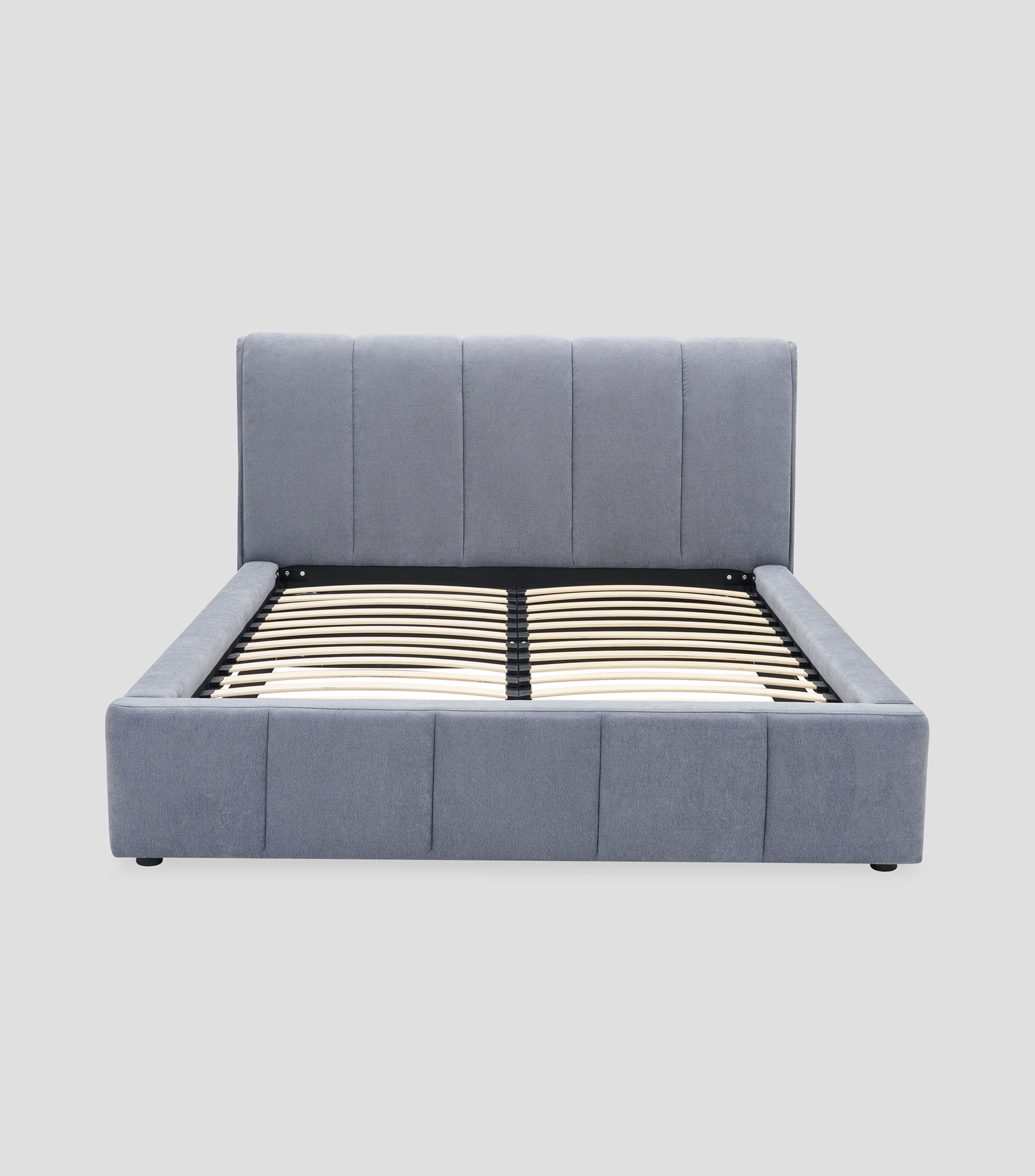 Cama Queen Size Willow Slate en tela