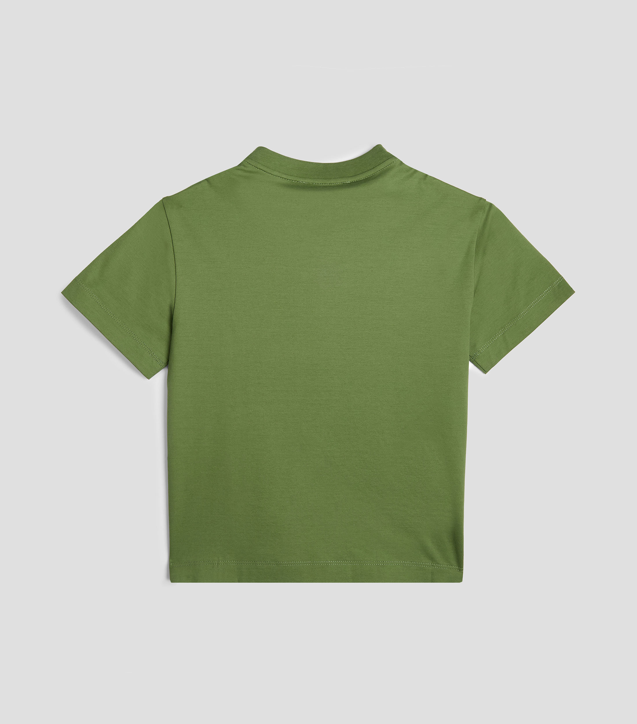 Playera de cuello redondo con manga corta estampada Niño