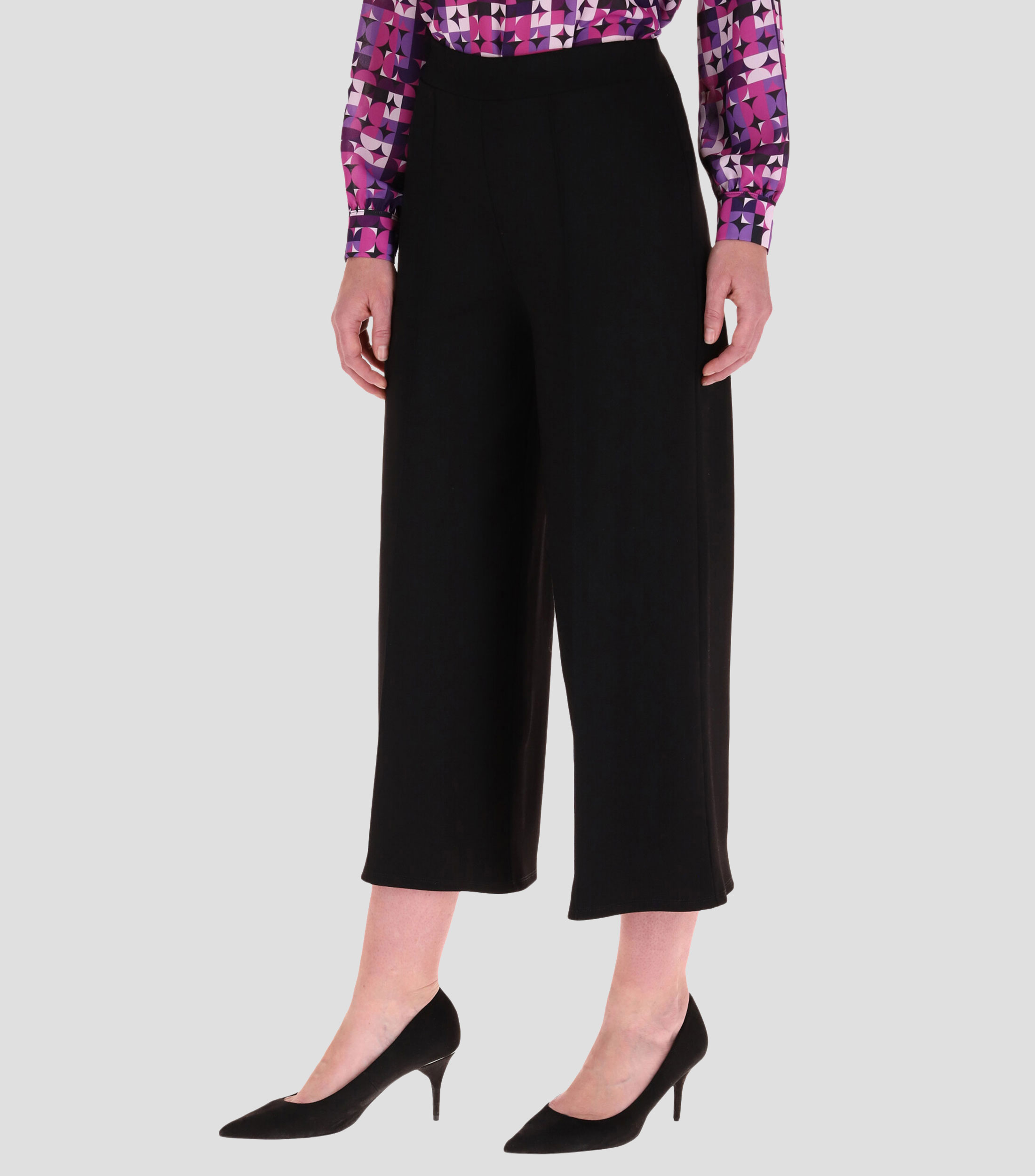 Carlie Pantalón Acampanado Estampado Retro