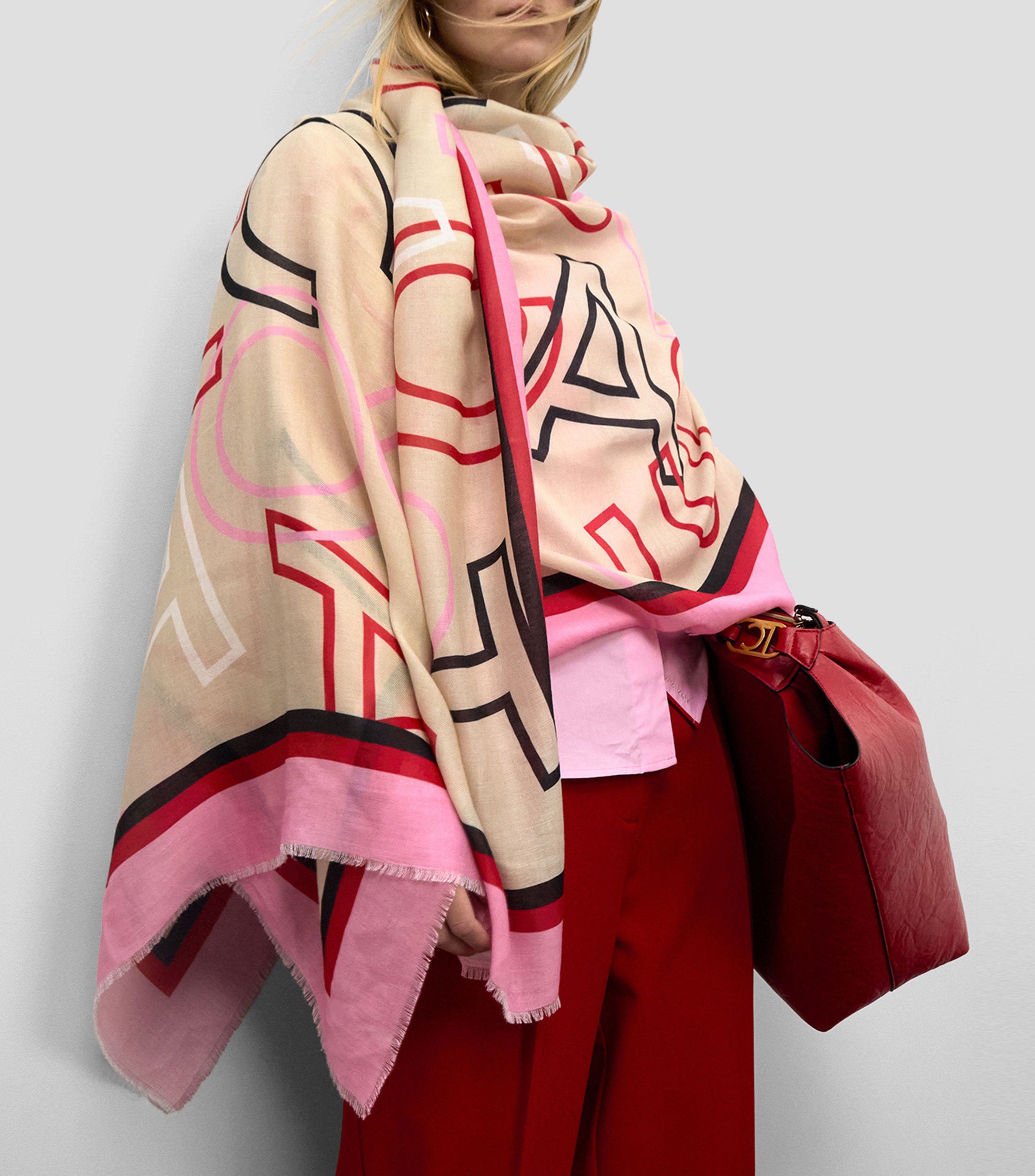 Foulard estampado Mujer