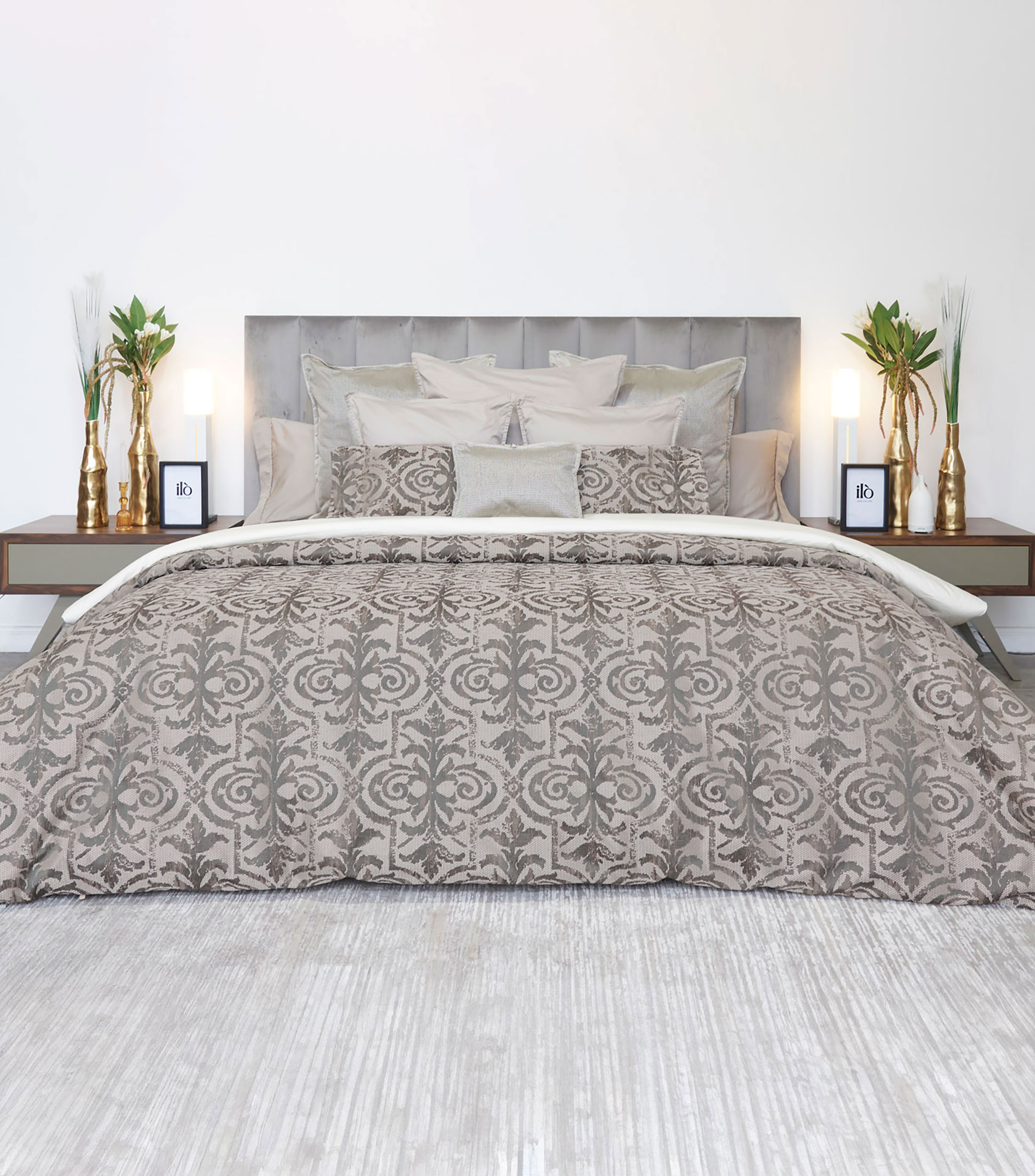 Juego de Juego de Funda para Duvet King Size en algodón Coperto