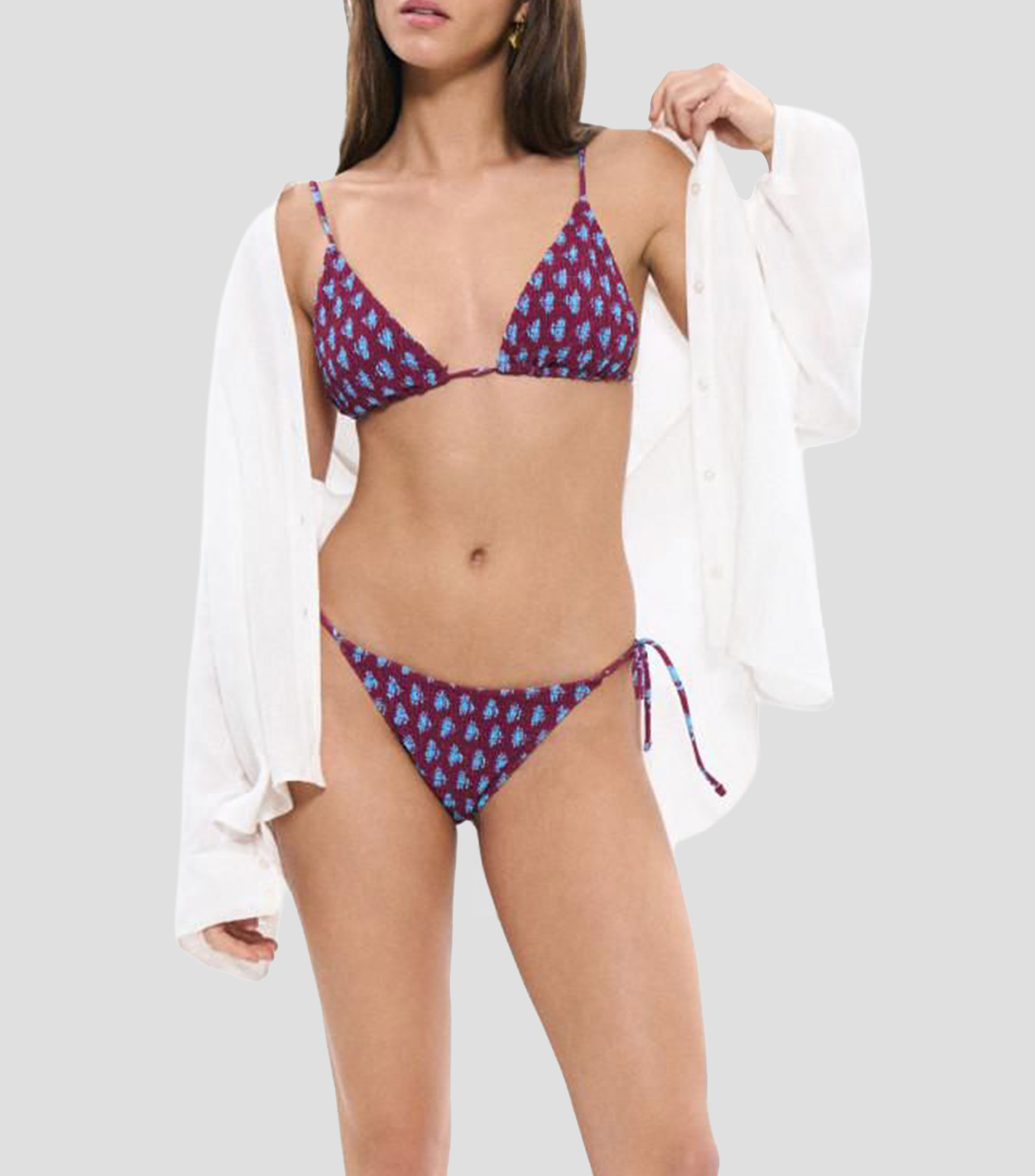 Bikini bottom estampado Mujer