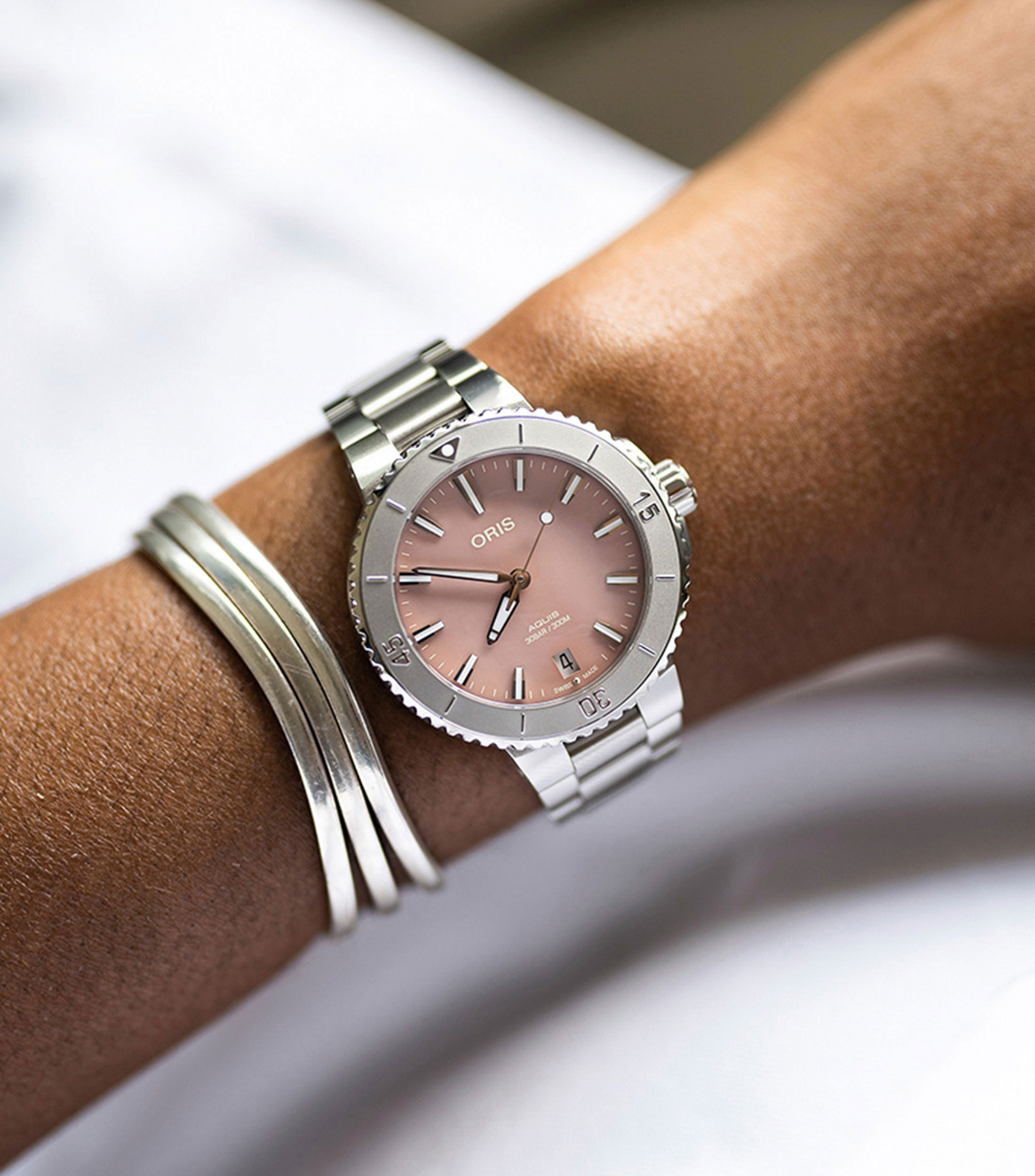 Reloj para Mujer Aquis Deportivo, Plata