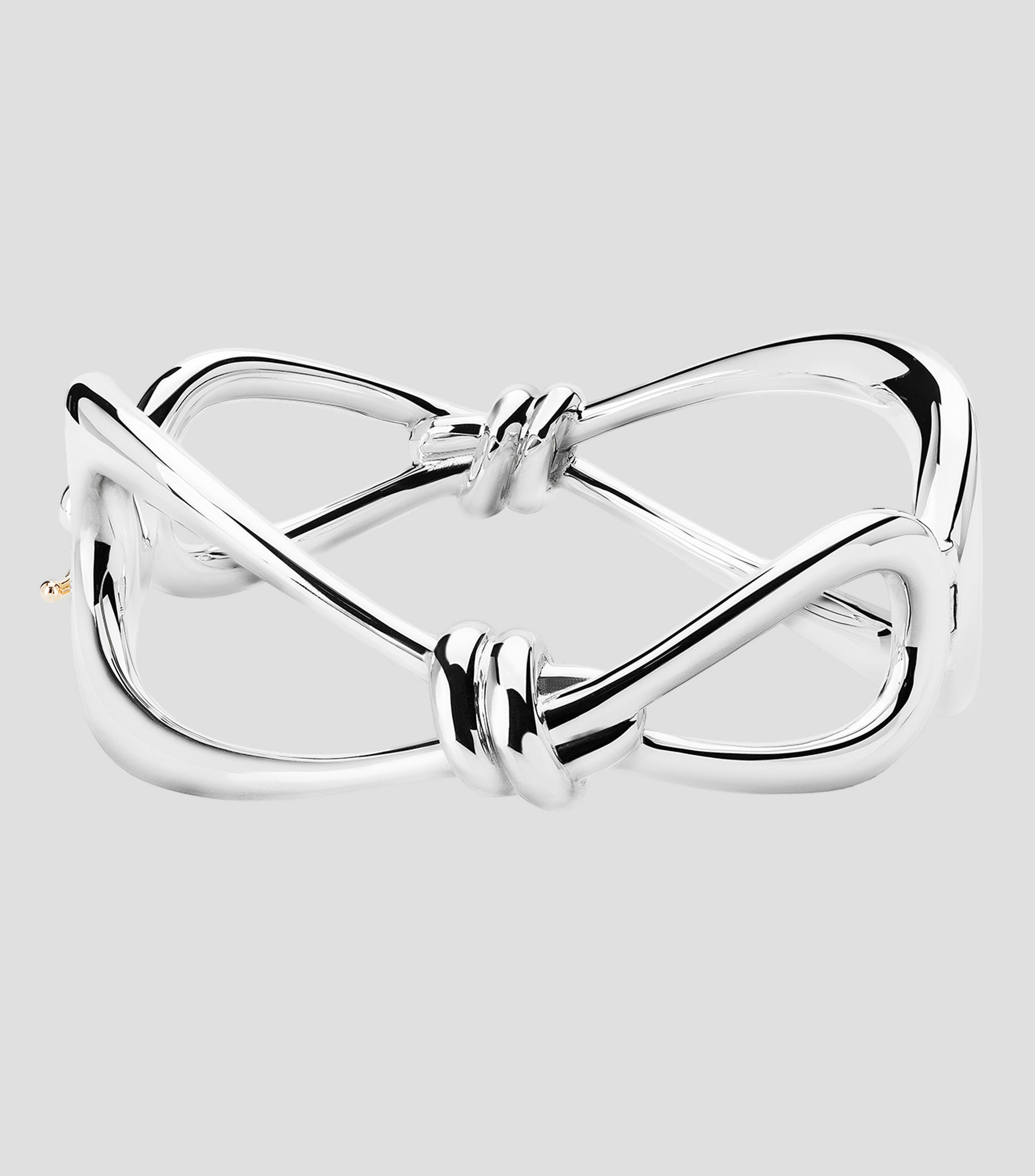 Pulsera rígida en plata Lazada Mujer